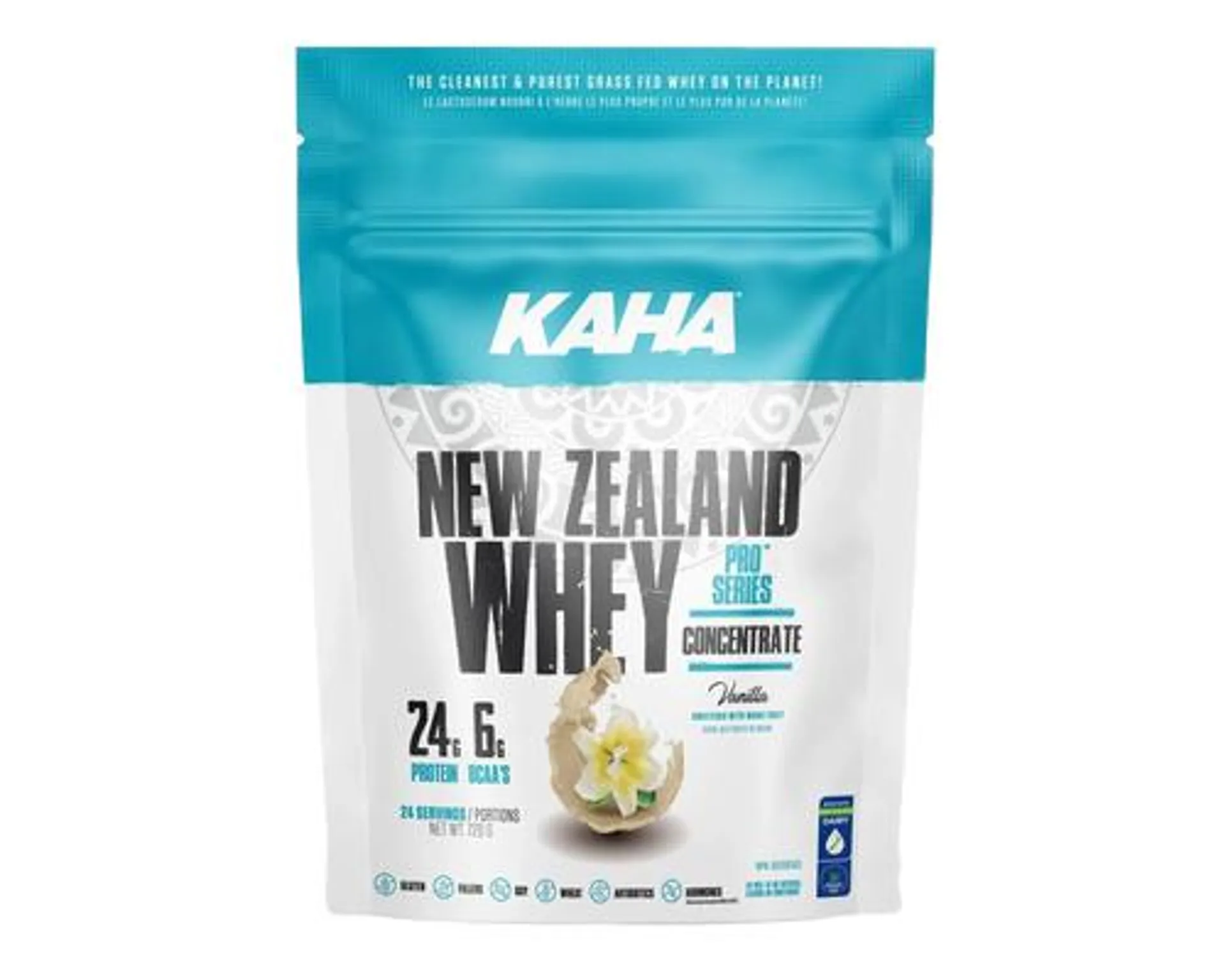 Kaha Nutrition NEW ZEALAND WHEY Protein Vanilla 720g (Formerly Known As Ergogenics)