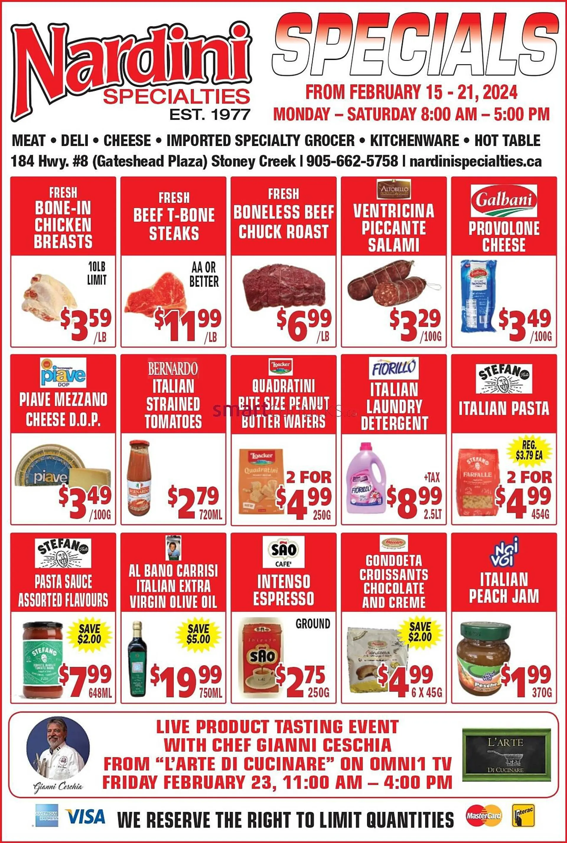 Nardini Specialties flyer from February 15 to February 21 2024 - flyer page 