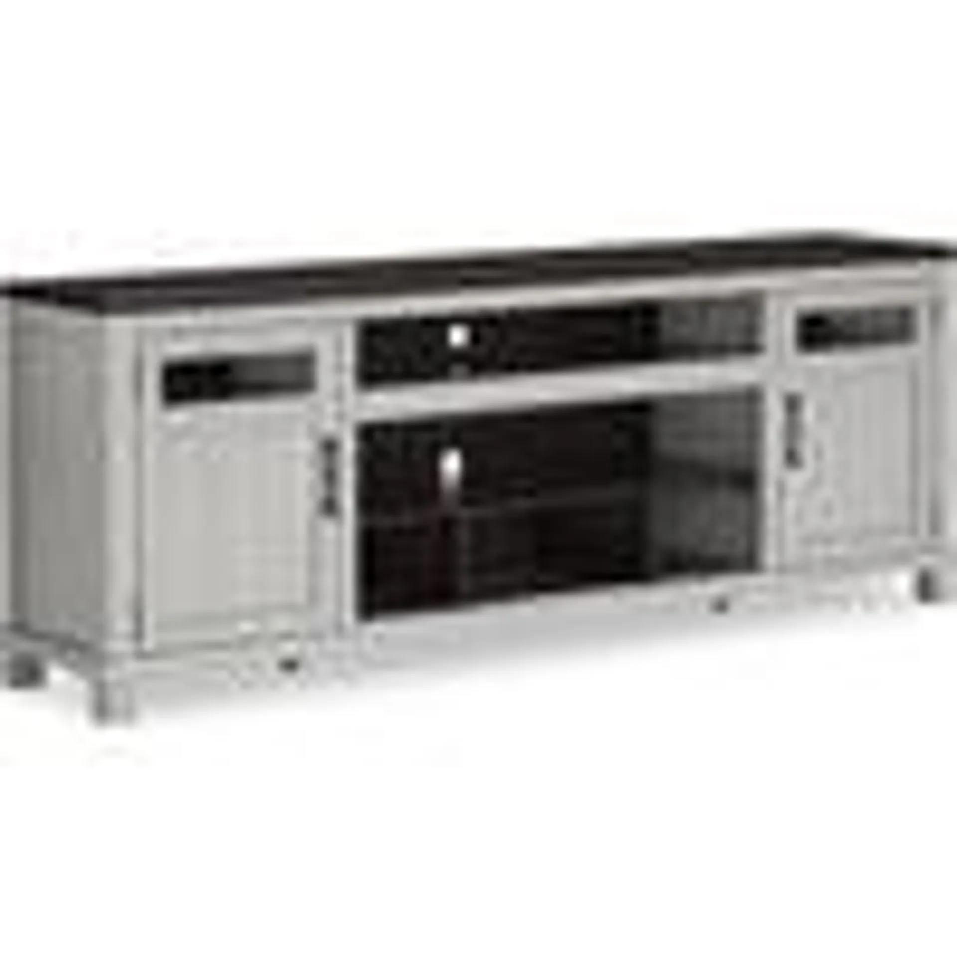 Darborn TV Stand - Gray/Brown