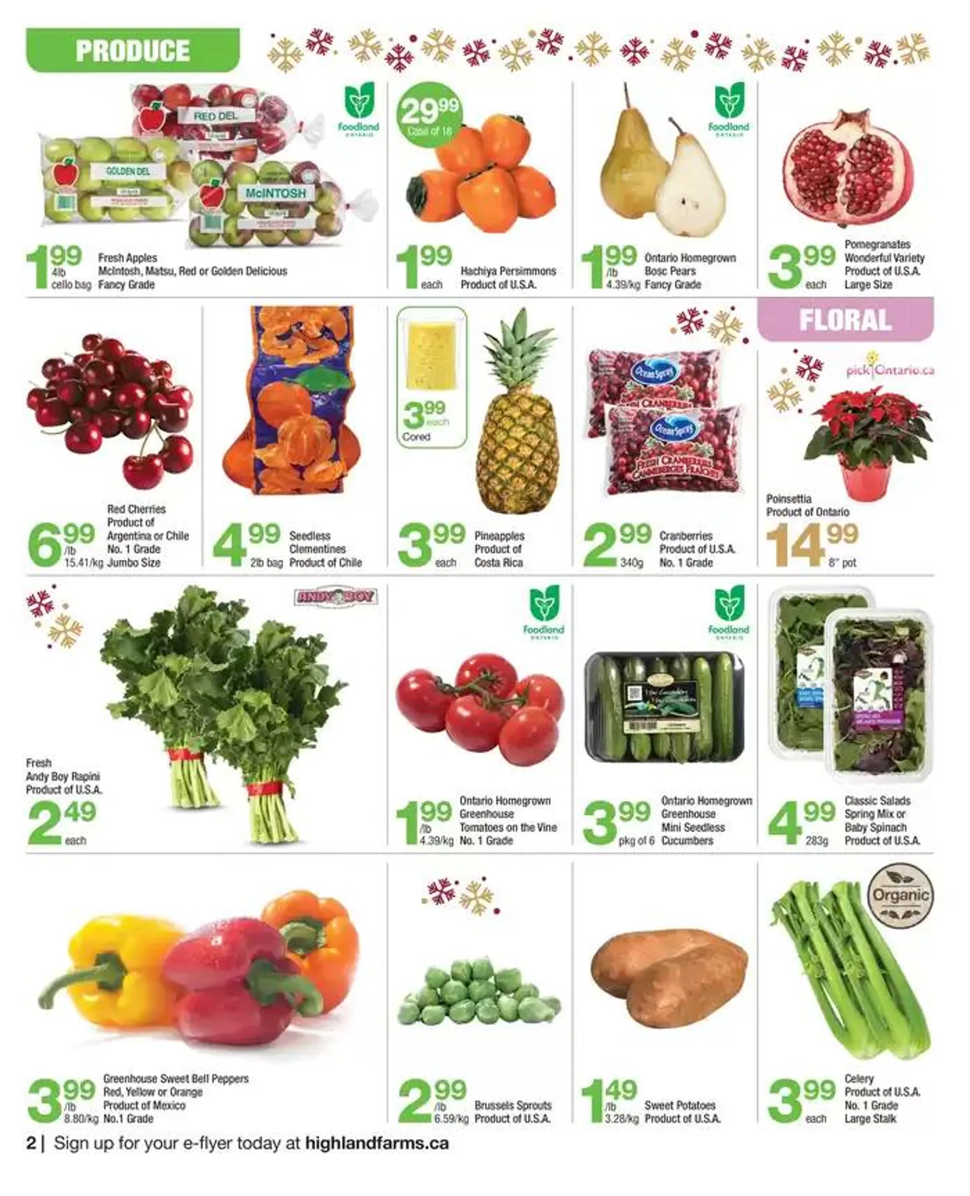 Highland Farms flyer from December 12 to December 25 2024 - flyer page 2