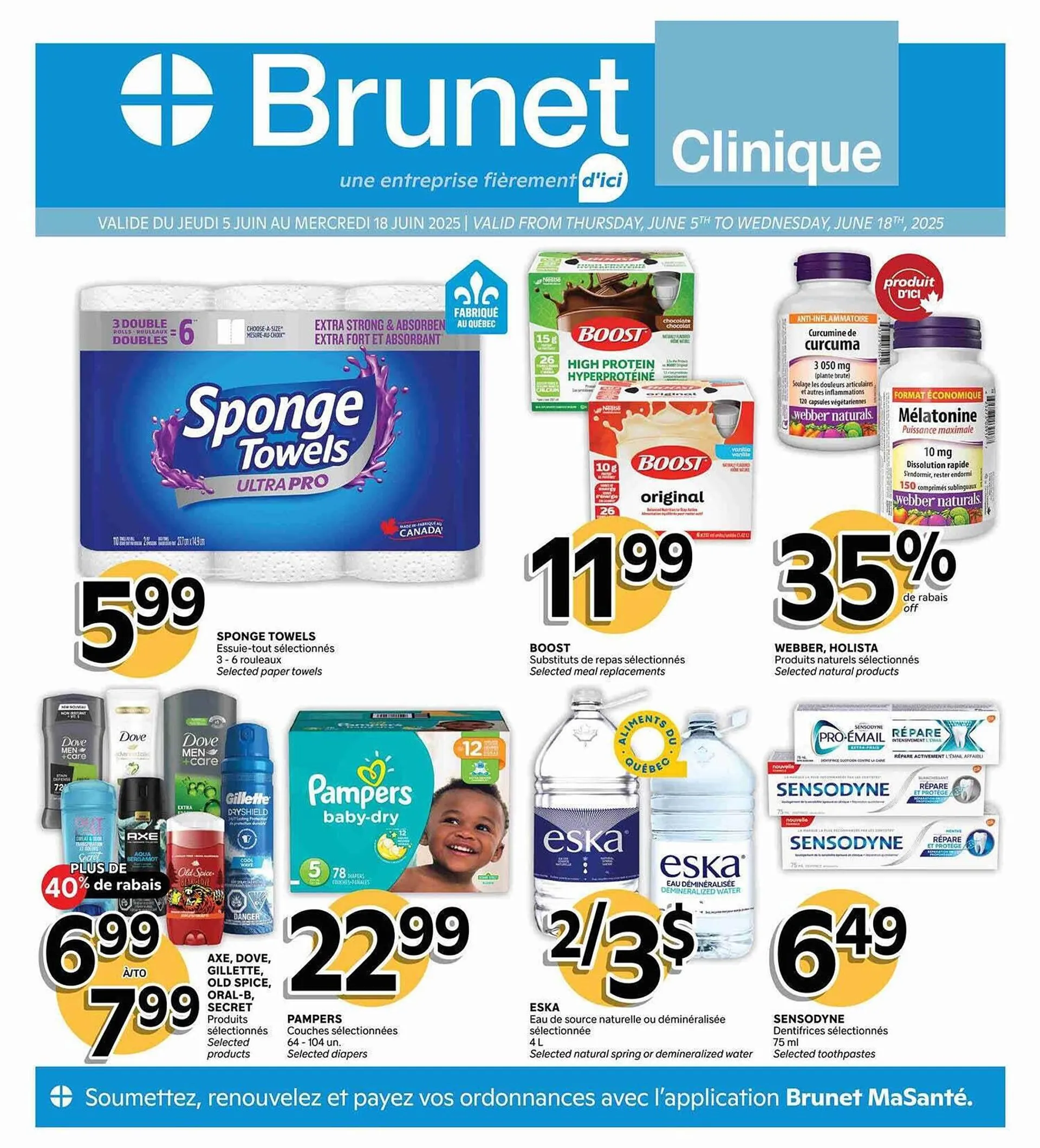 Brunet flyer from June 5 to June 19 2025 - flyer page 1