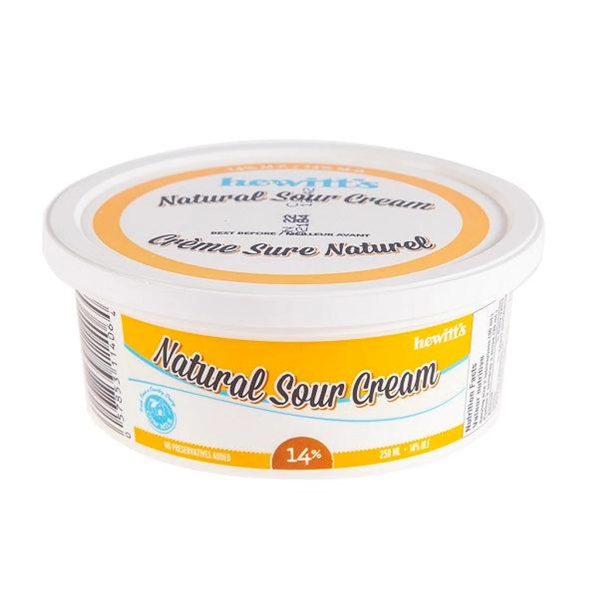 Hewitt's 14% Sour Cream - 250 ml