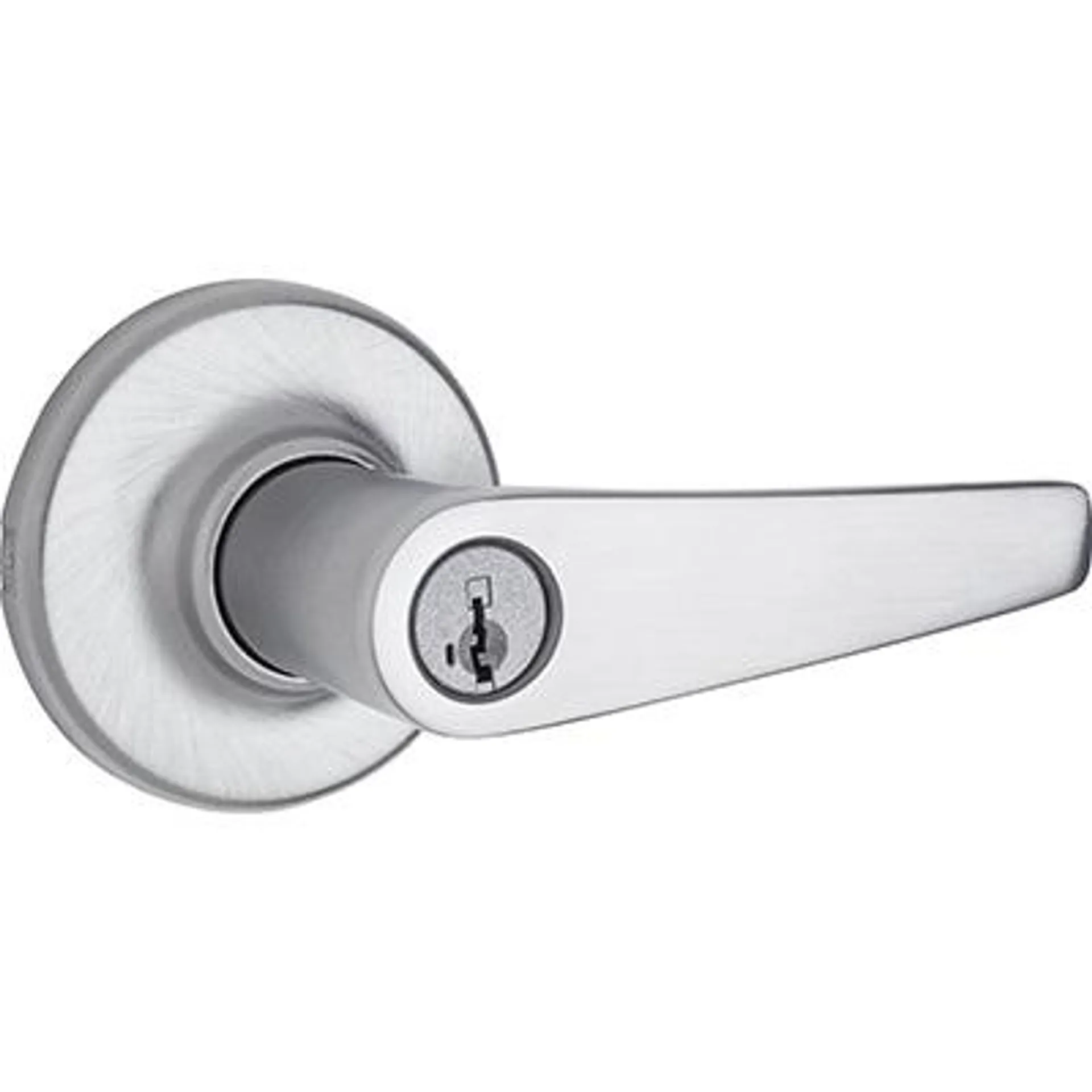 Smartkey Kim Straight Lever Satin Chrome Keyed Ent