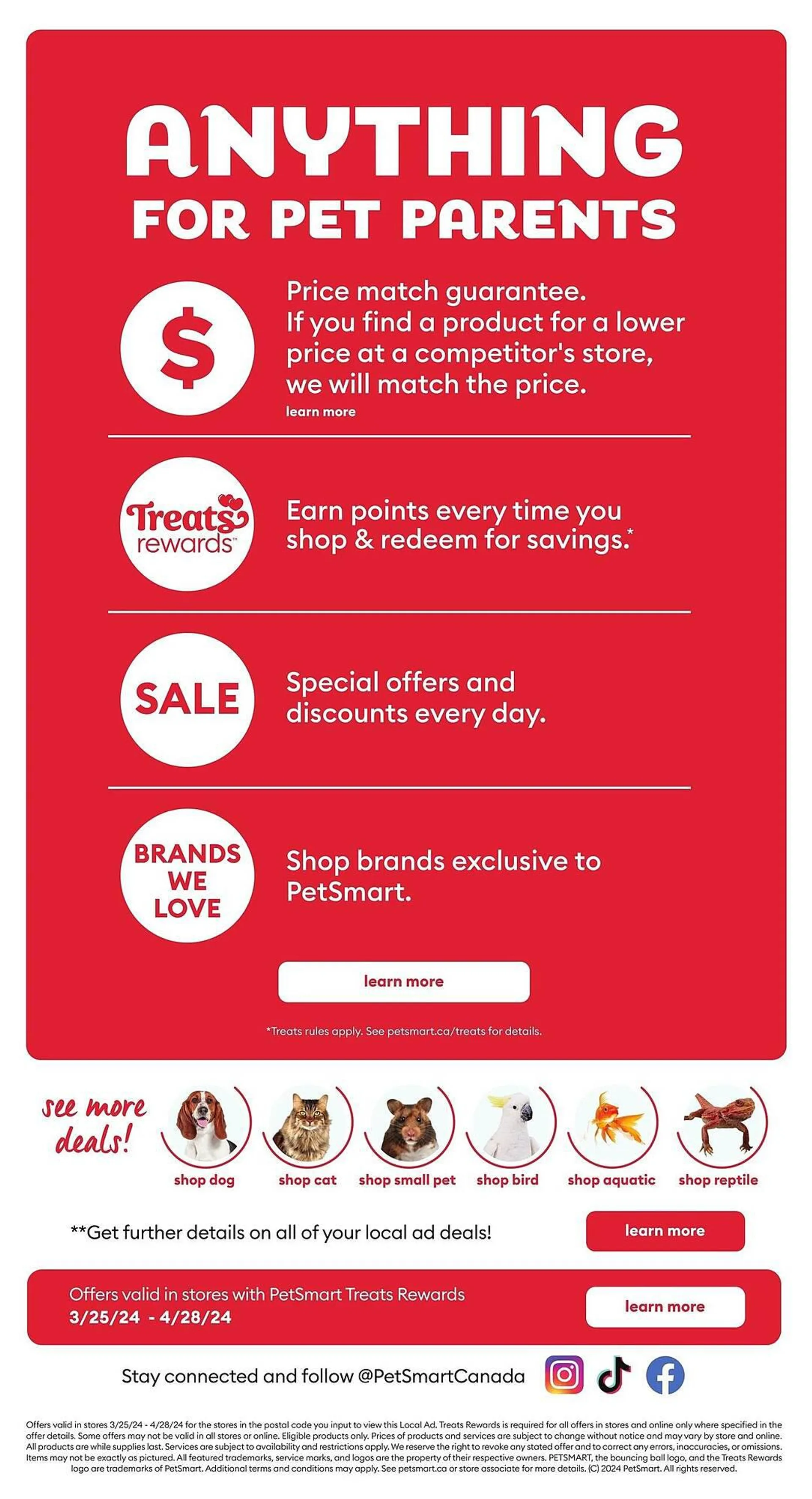 Petsmart flyer from March 25 to April 28 2024 - flyer page 13