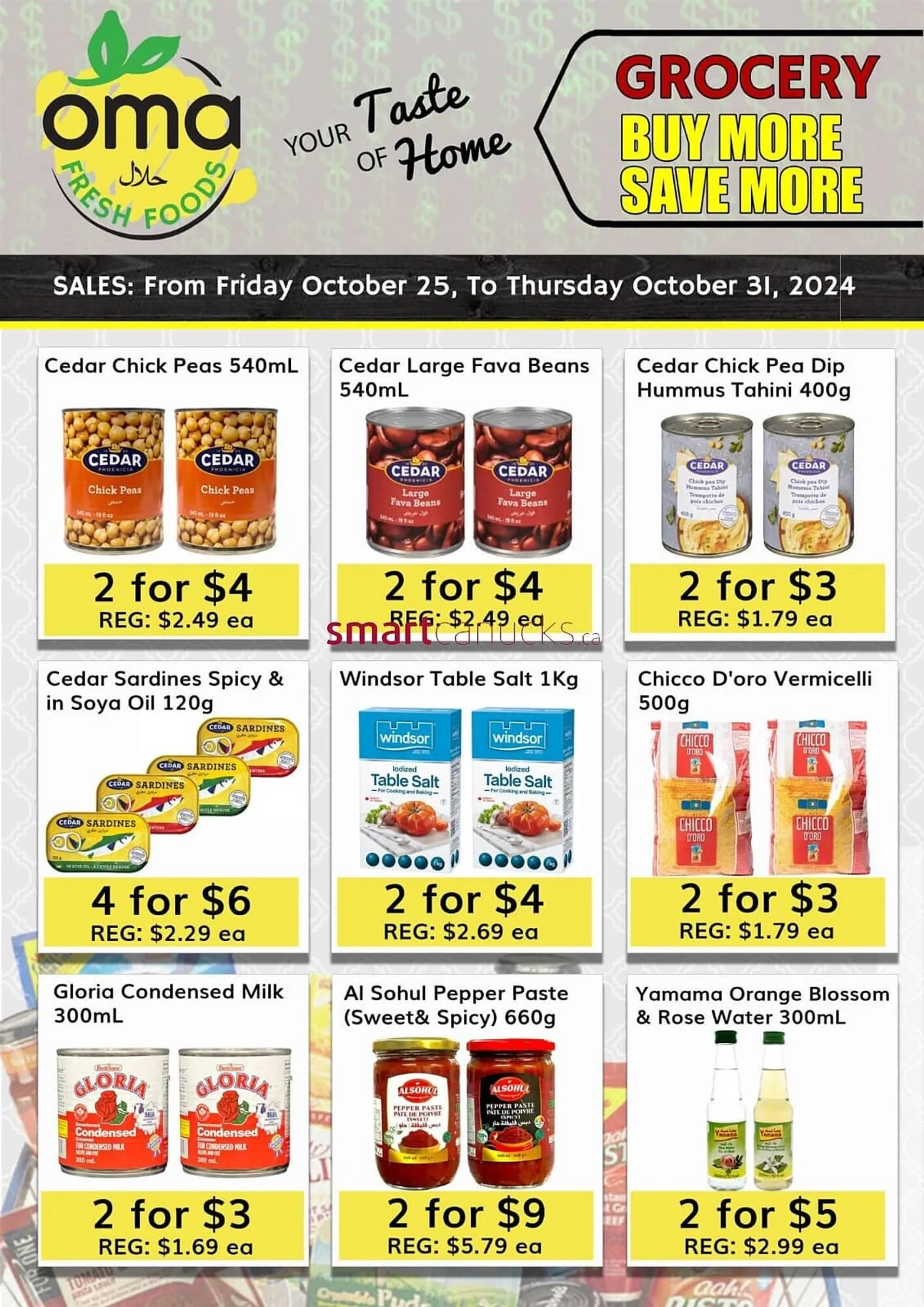 Oma Fresh Foods flyer from October 25 to October 31 2024 - flyer page 6