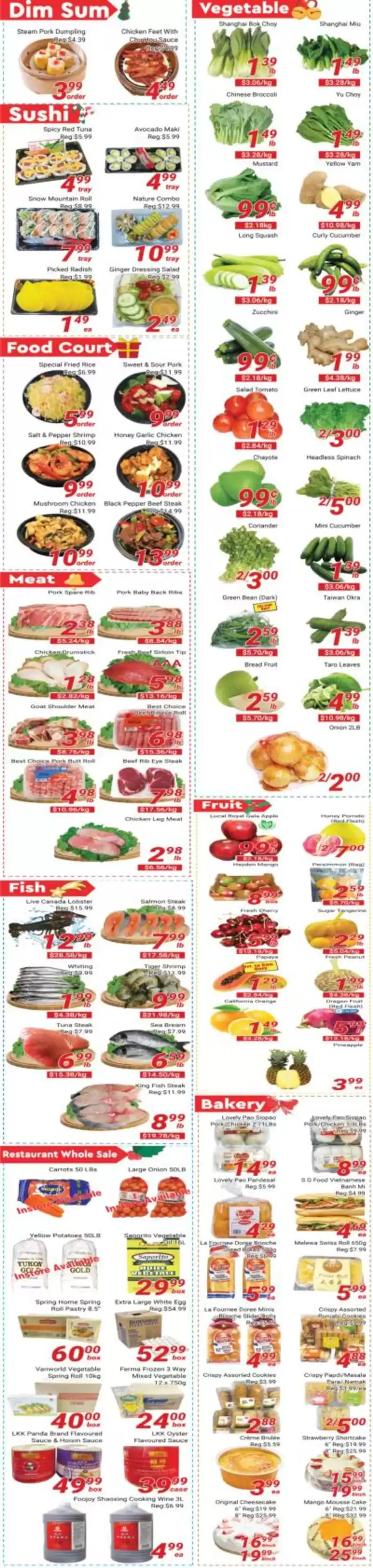 Current special promotions from December 13 to December 27 2024 - flyer page 2