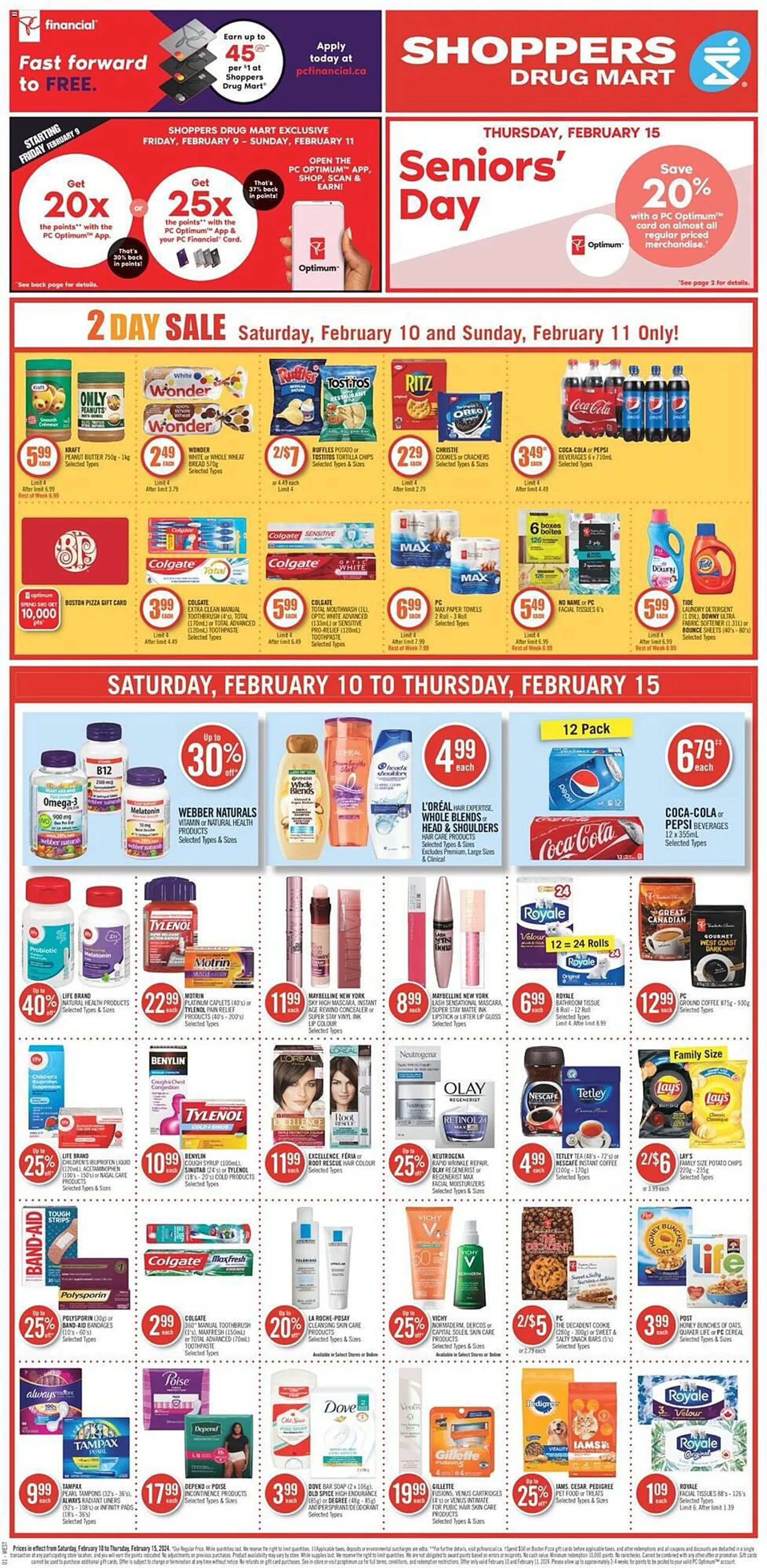 Shoppers Drug Mart flyer from February 9 to February 11 2024 - flyer page 