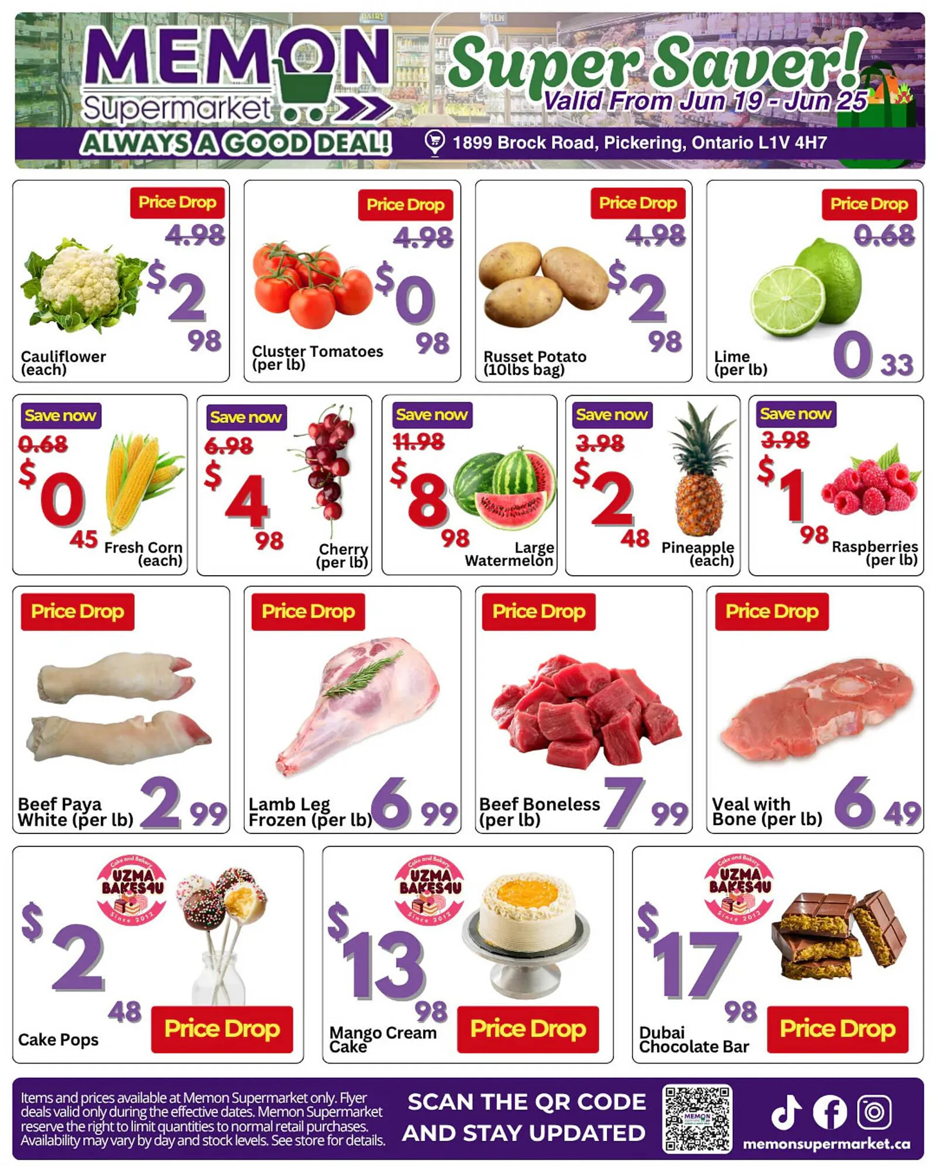 Memon Supermarket flyer from June 20 to June 26 2025 - flyer page 1