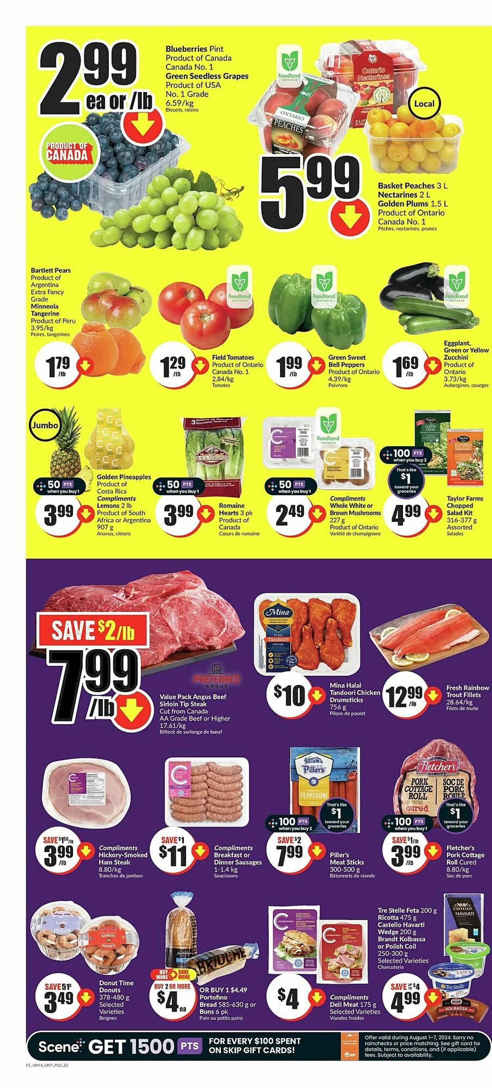 FreshCo flyer from August 1 to August 8 2024 - flyer page 3