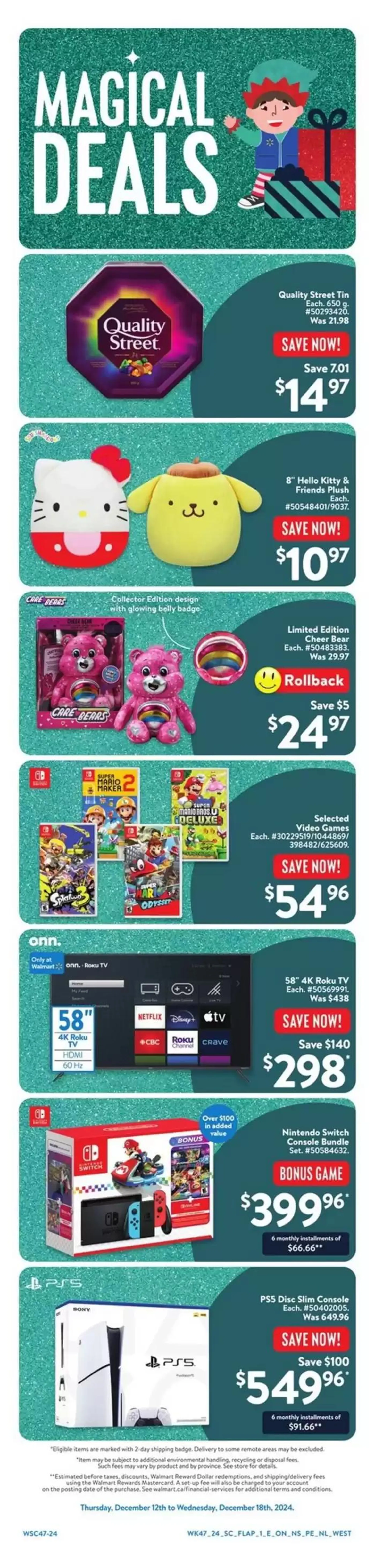 Walmart flyer from December 12 to December 18 2024 - flyer page 23