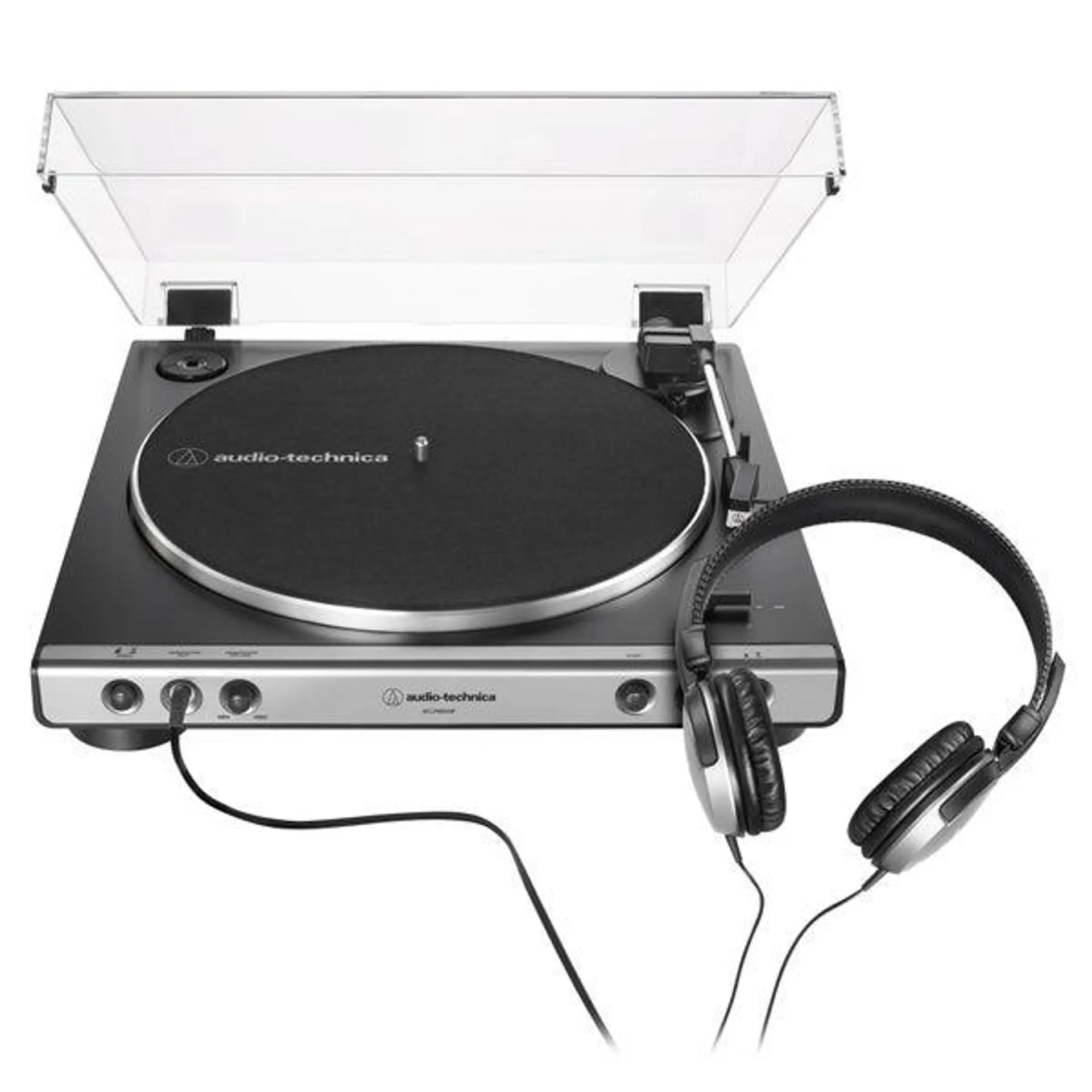 Audio-Technica AT-LP60XHP-GM Belt-Drive Turntable with Headphones