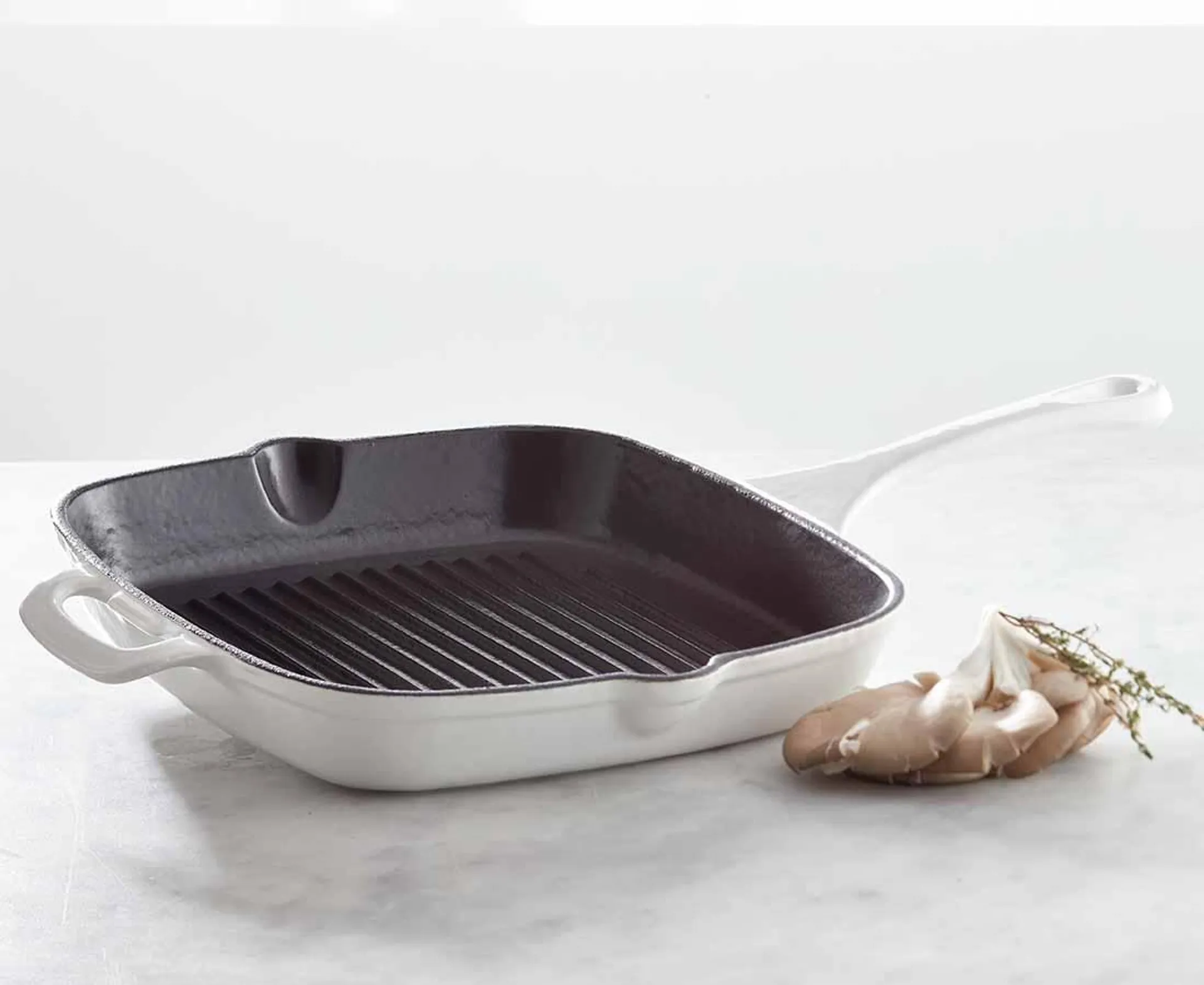 Remy Olivier Aspen Grilling Pan, 27cm, White