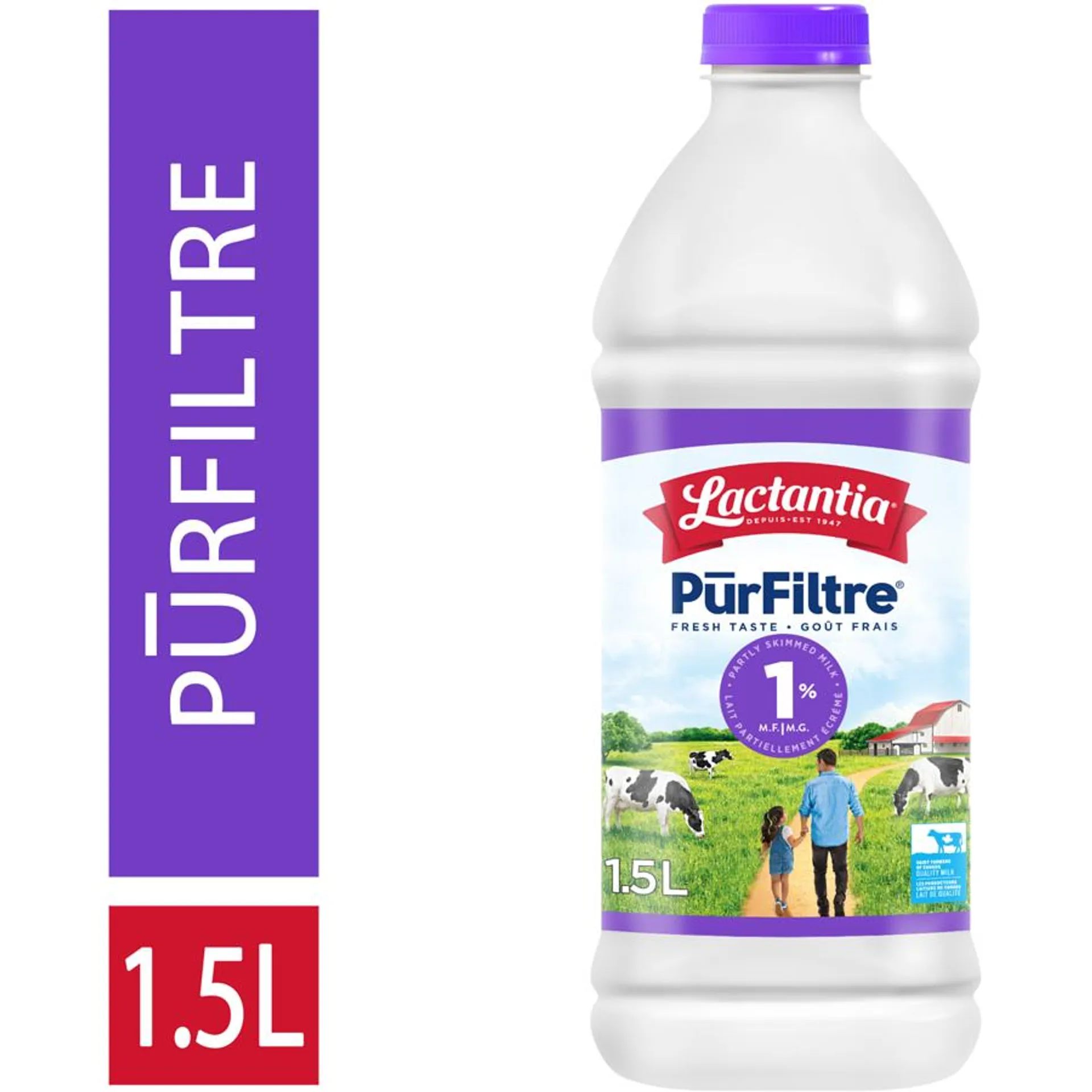 Purfiltre Lait 1 % Partiellement Écrémé