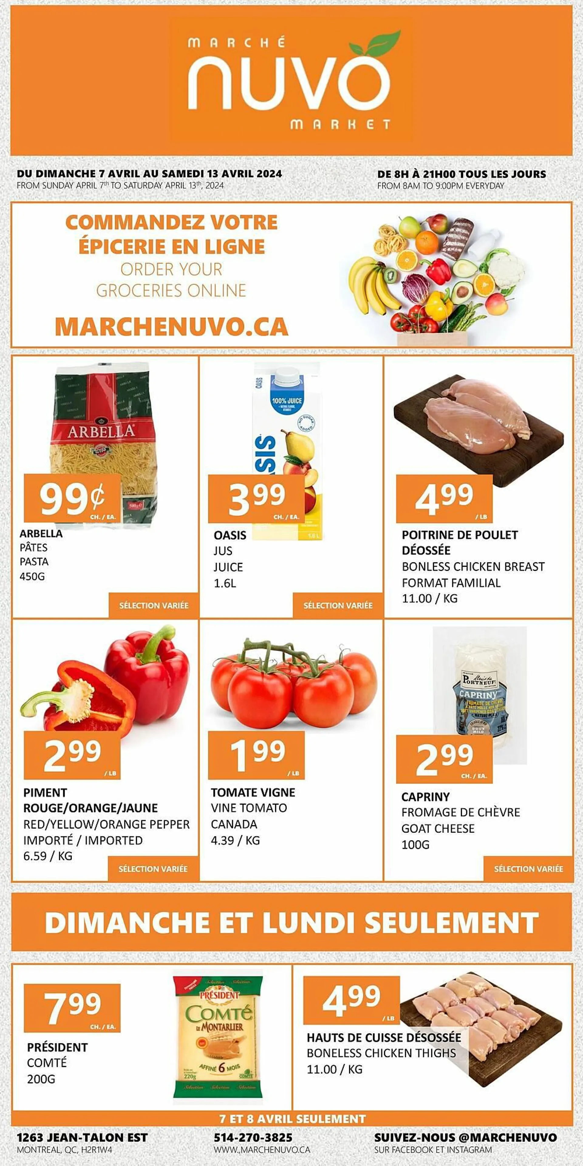 Marche Nuvo flyer from April 8 to May 6 2024 - flyer page 1
