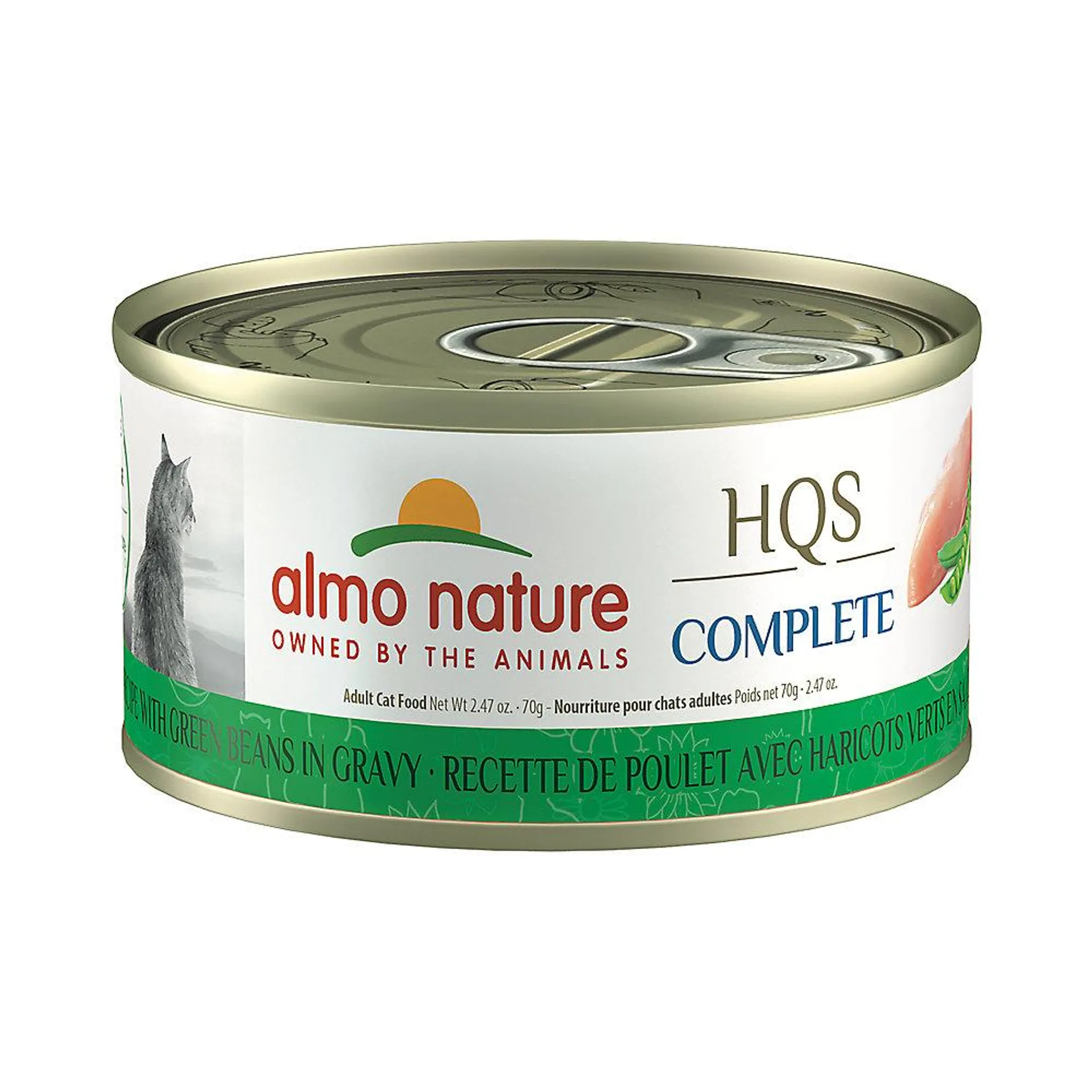 Almo Nature Wet Cat Food - Chicken Recipe with Green Beans