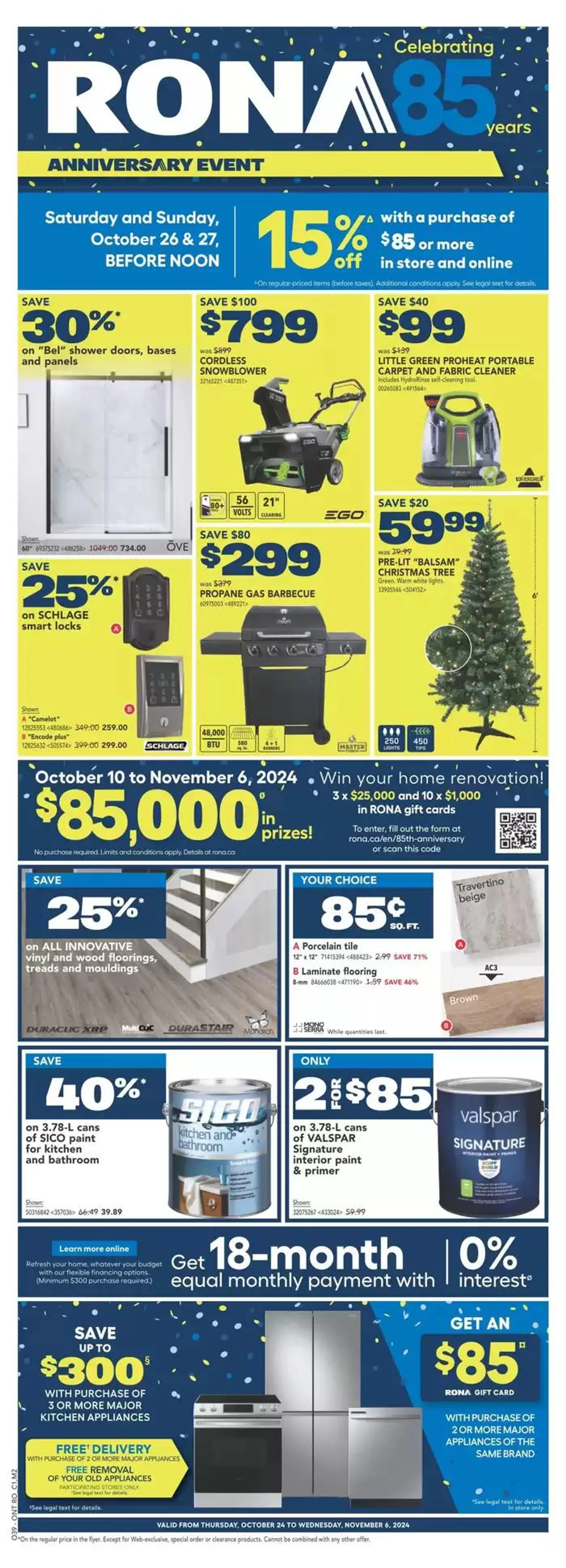 RONA Weekly ad from October 24 to October 30 2024 - flyer page 1