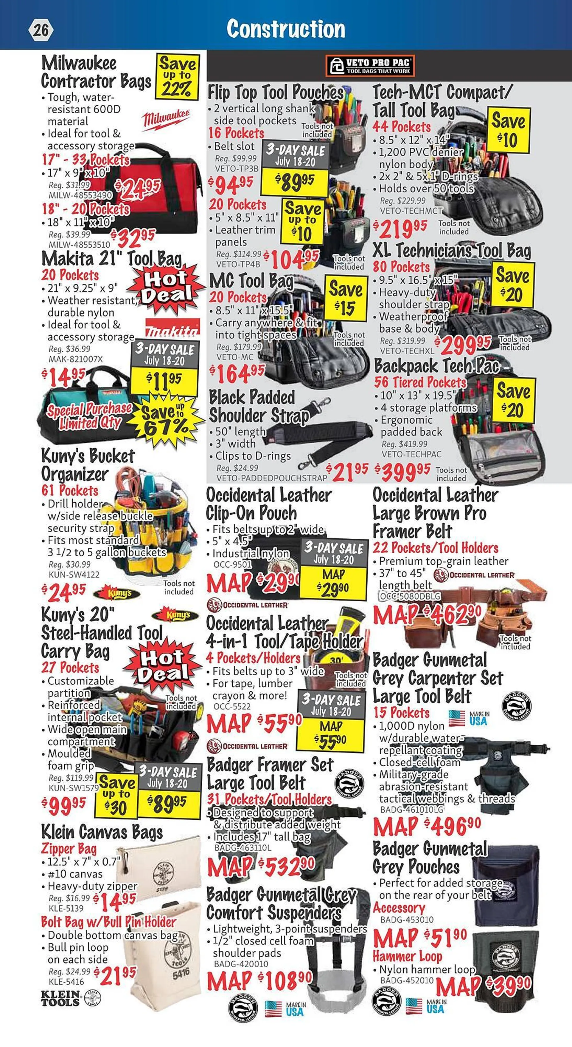 KMS Tools flyer from June 27 to July 31 2024 - flyer page 26