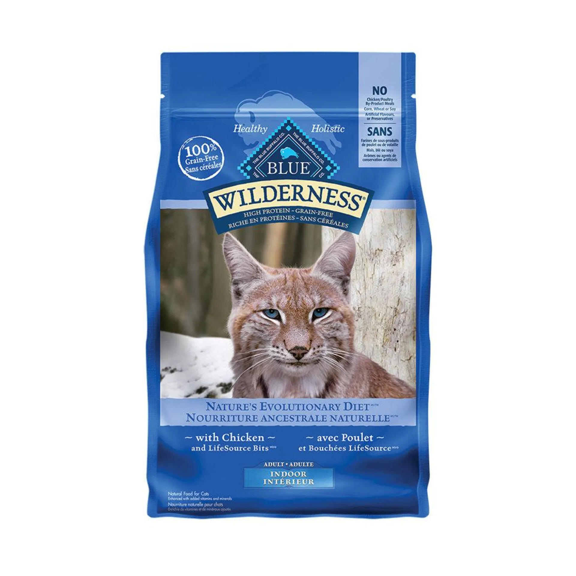 Blue Buffalo, Feline Adult - Wilderness Indoor - Chicken