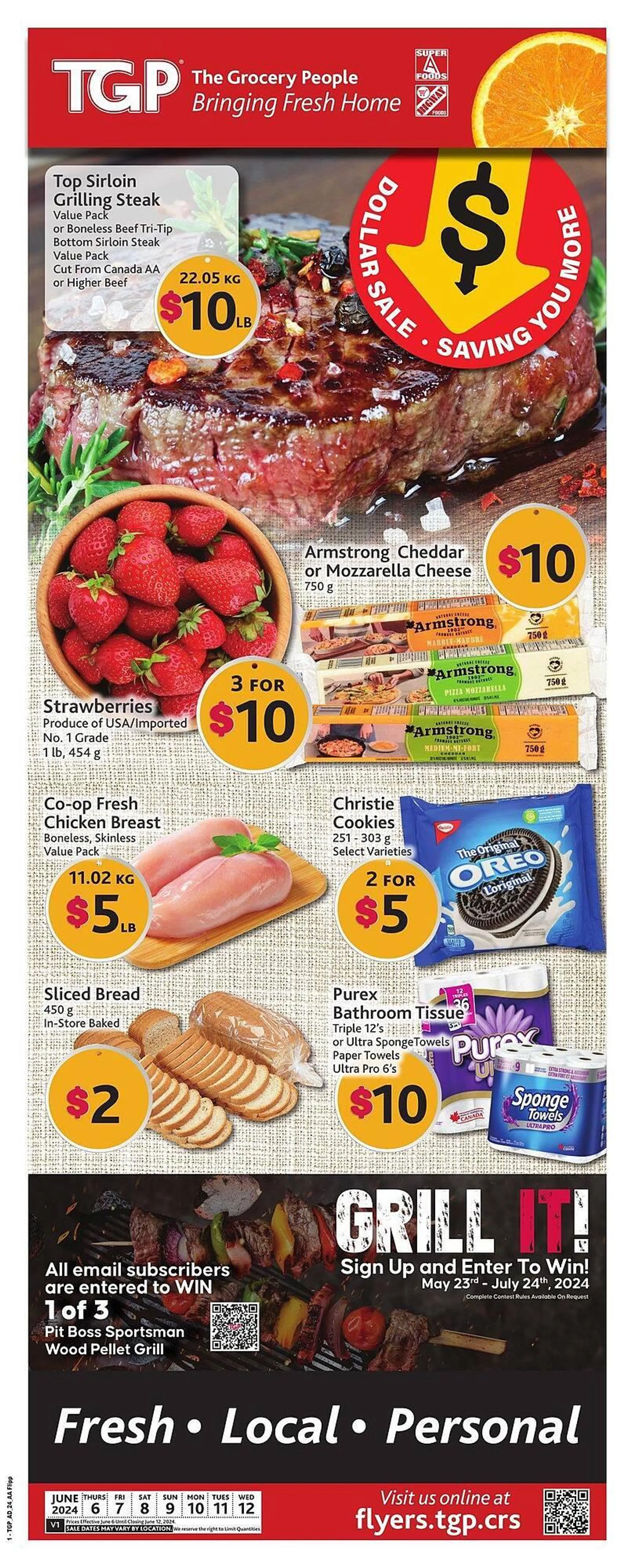 TGP The Grocery People flyer - 1