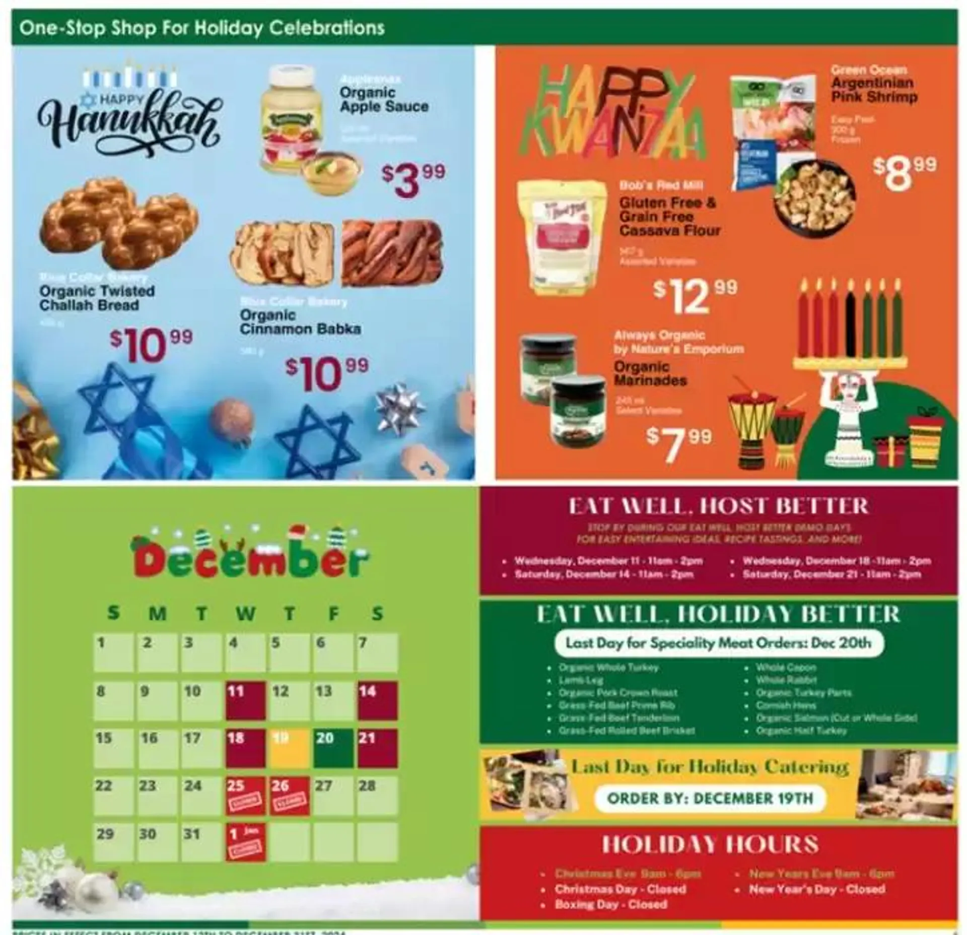 Current deals and offers from December 12 to December 31 2024 - flyer page 6