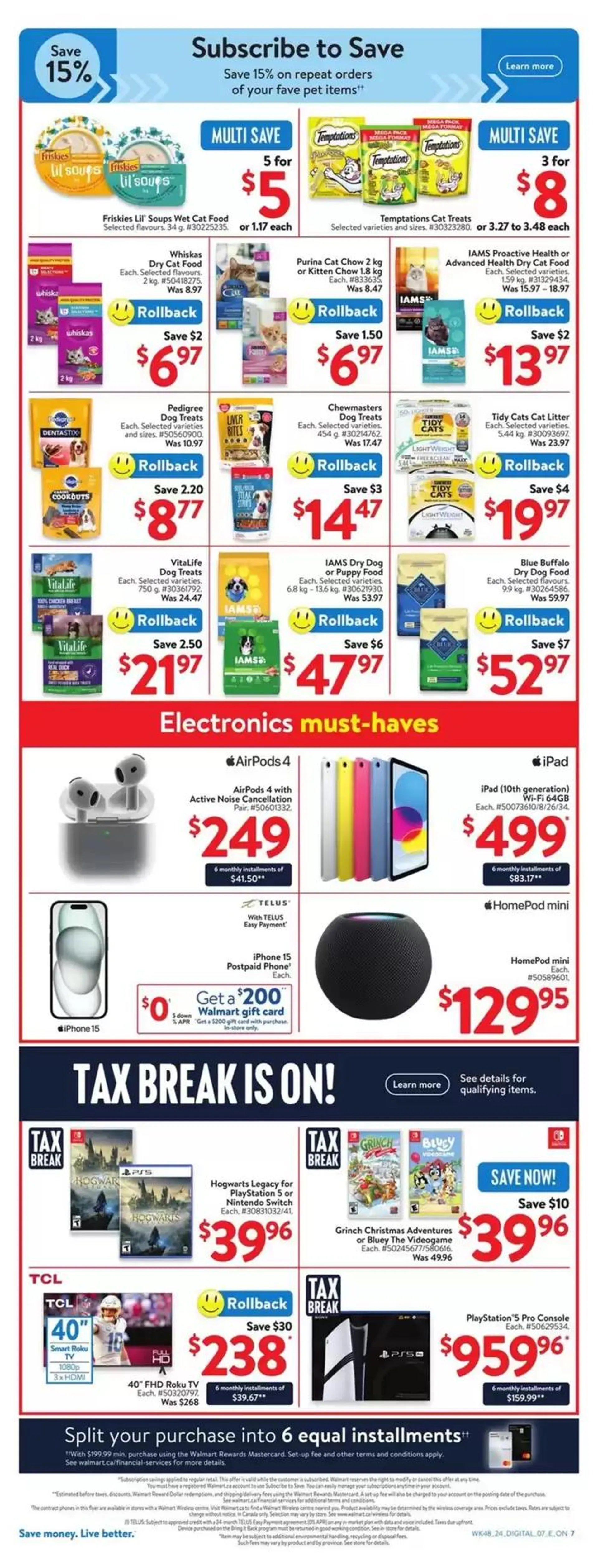 Walmart flyer from December 19 to December 25 2024 - flyer page 3