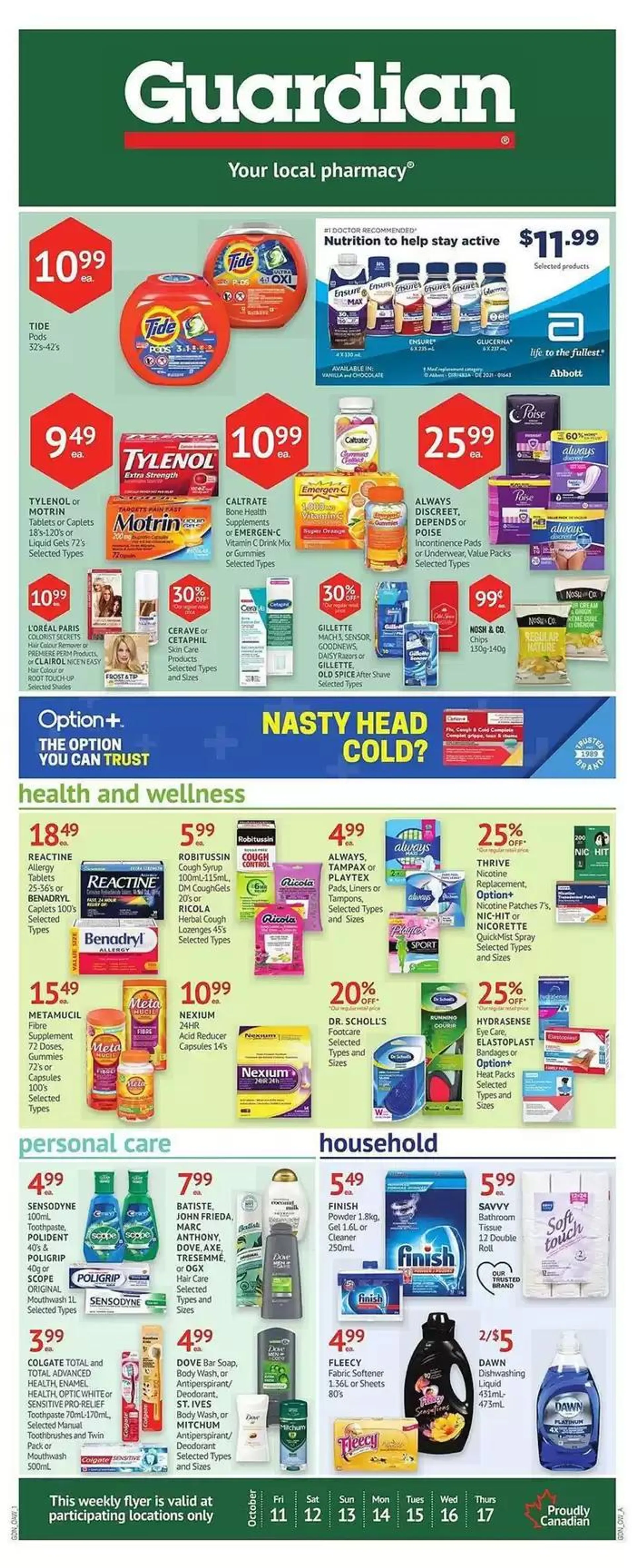 Guardian Pharmacy weekly flyer - 1