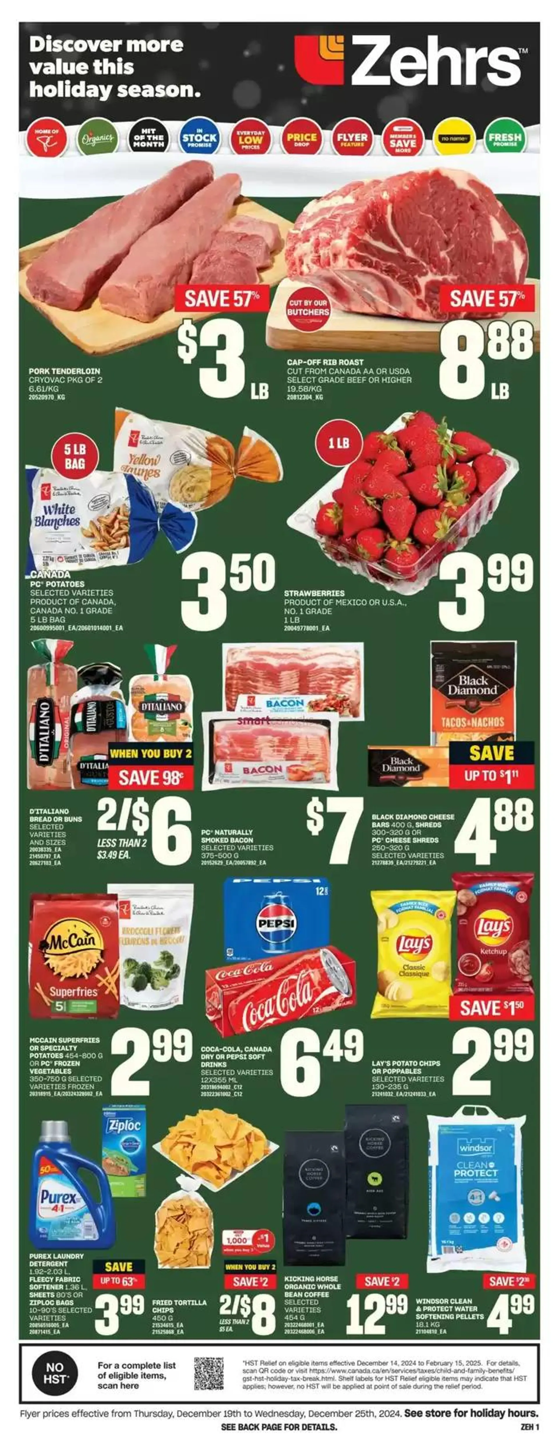 Zehrs Markets weeky flyer from December 19 to December 25 2024 - flyer page 10