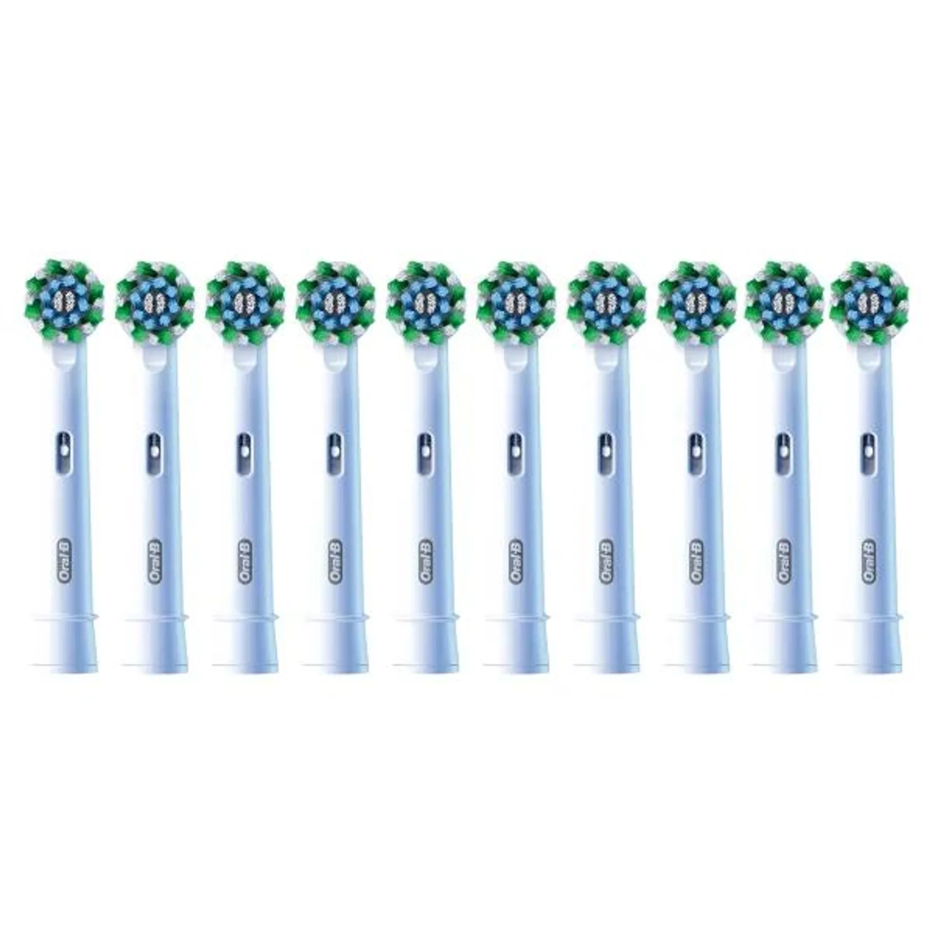 Oral-B CrossAction Electric Toothbrush Replacement Brush Head Refills, 10-pack