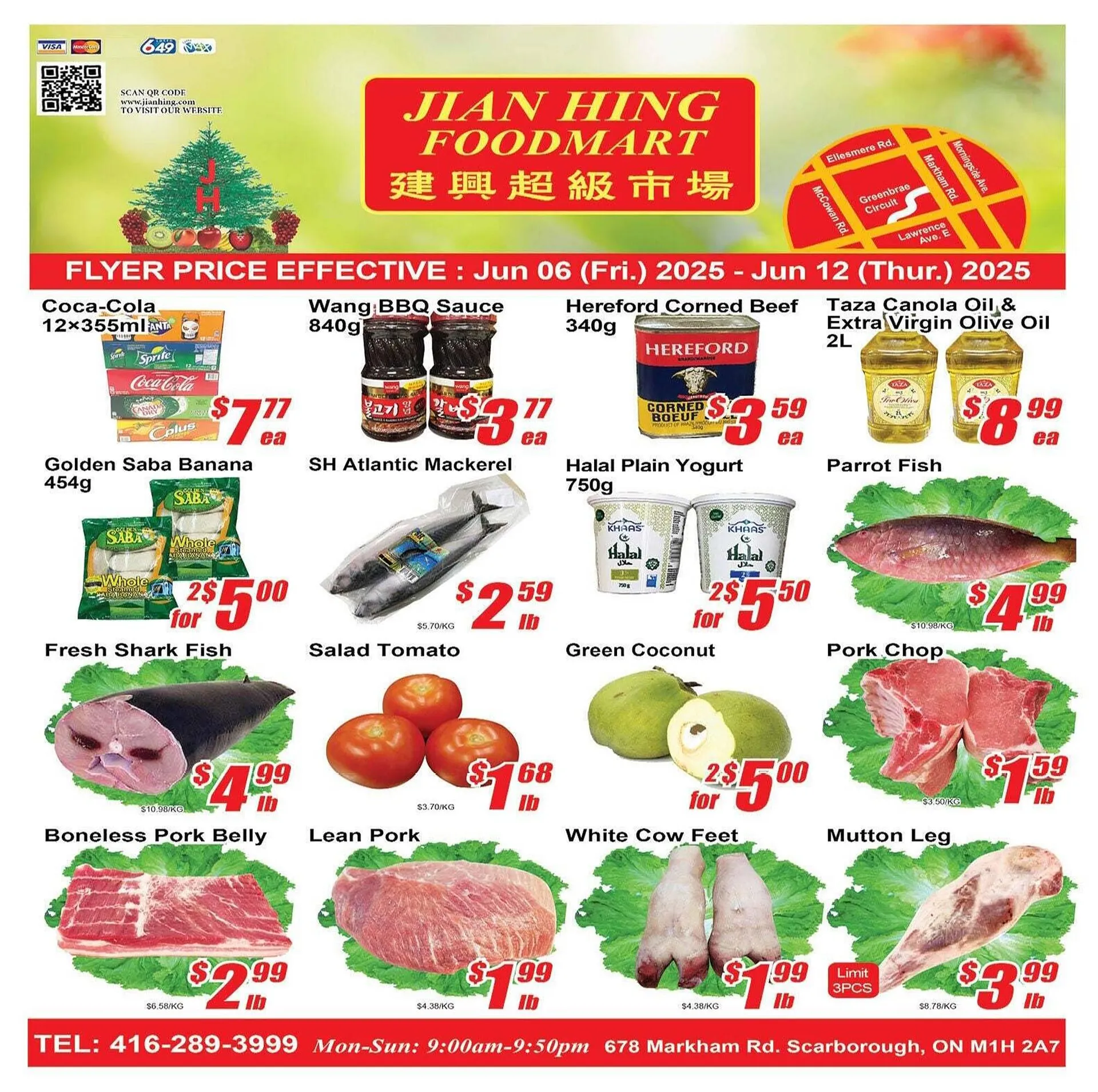 Jian Hing Supermarket flyer from June 6 to June 12 2025 - flyer page 1