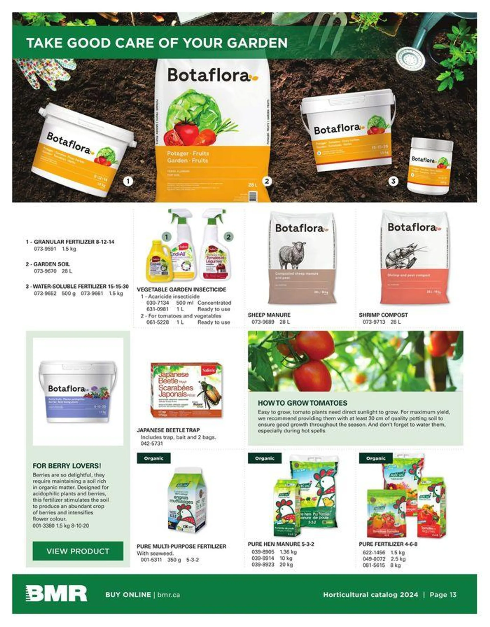 HORTICULTURAL CATALOG 2024 from April 11 to December 31 2024 - flyer page 13