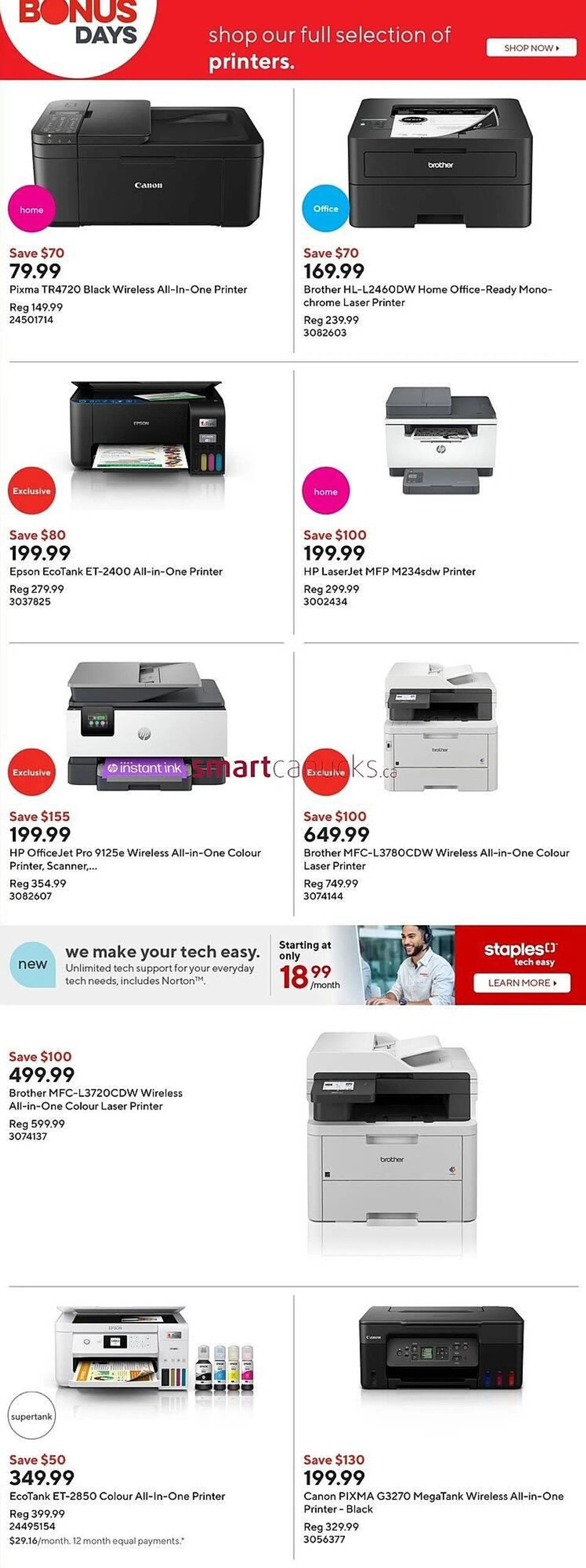 Staples flyer from October 18 to November 7 2024 - flyer page 2