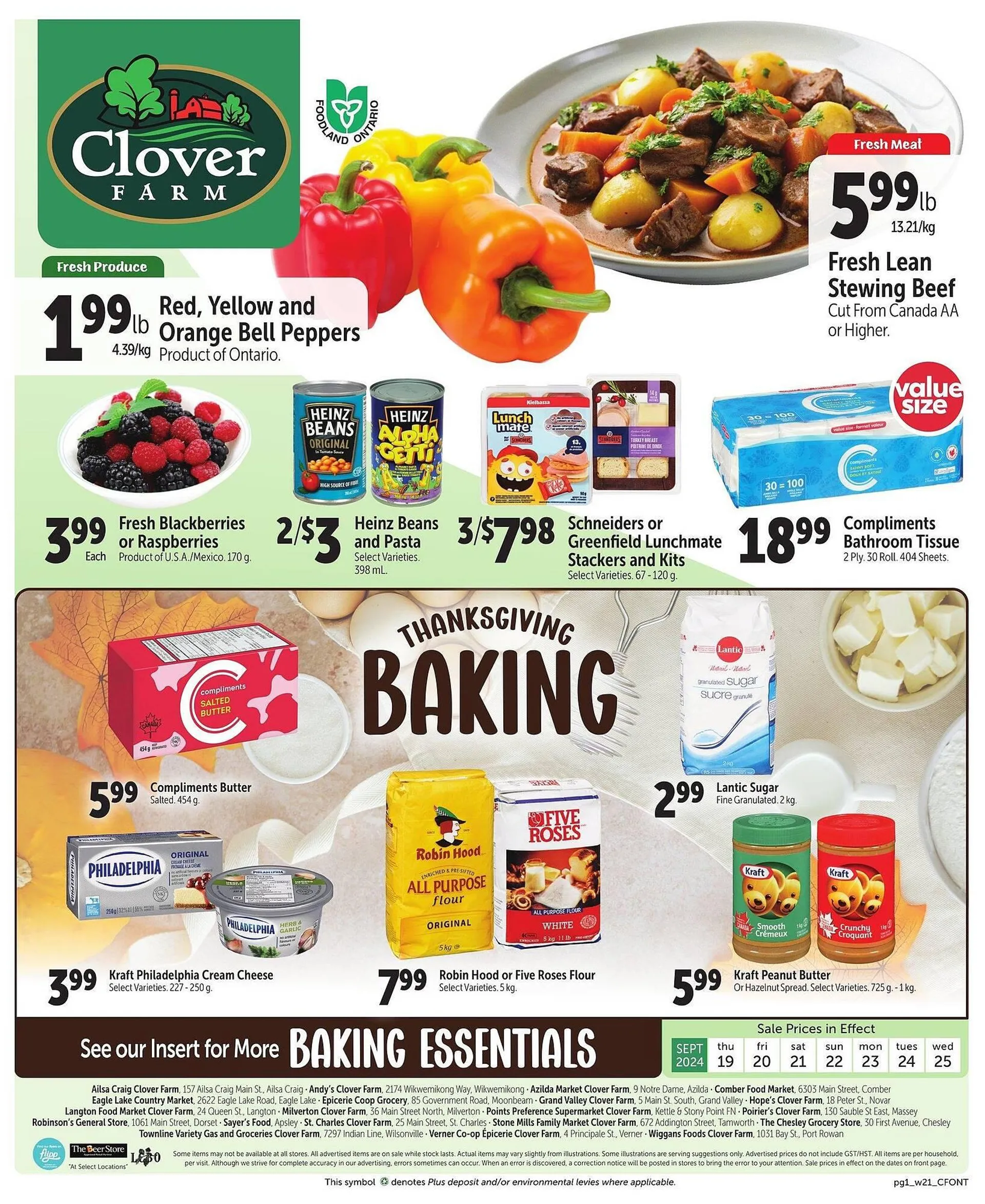 Clover Farm flyer - 1