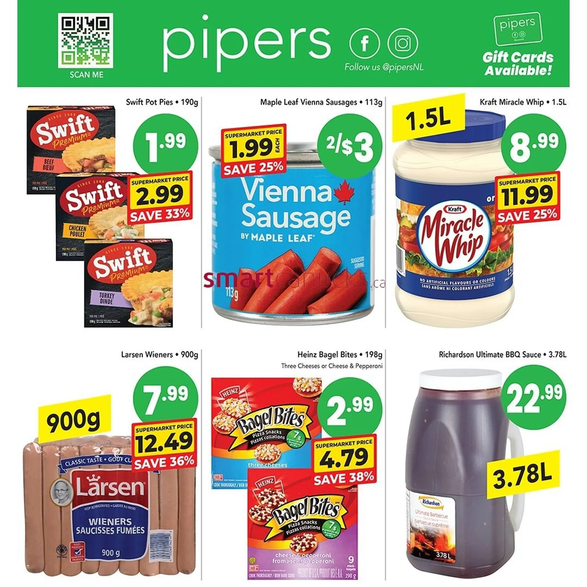 Pipers flyer from July 17 to July 23 2025 - flyer page 1
