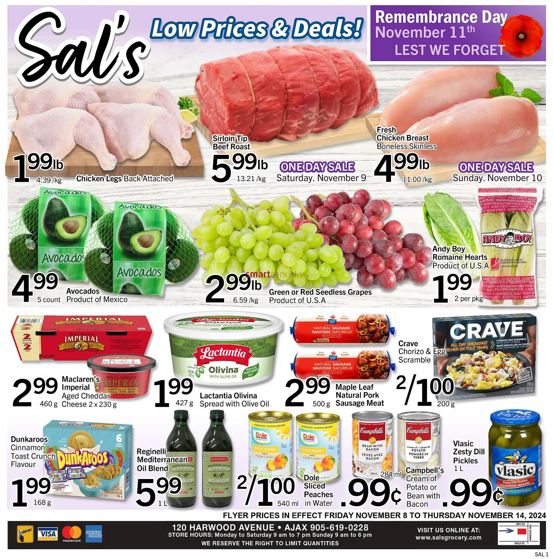 Sals Grocery flyer - 1