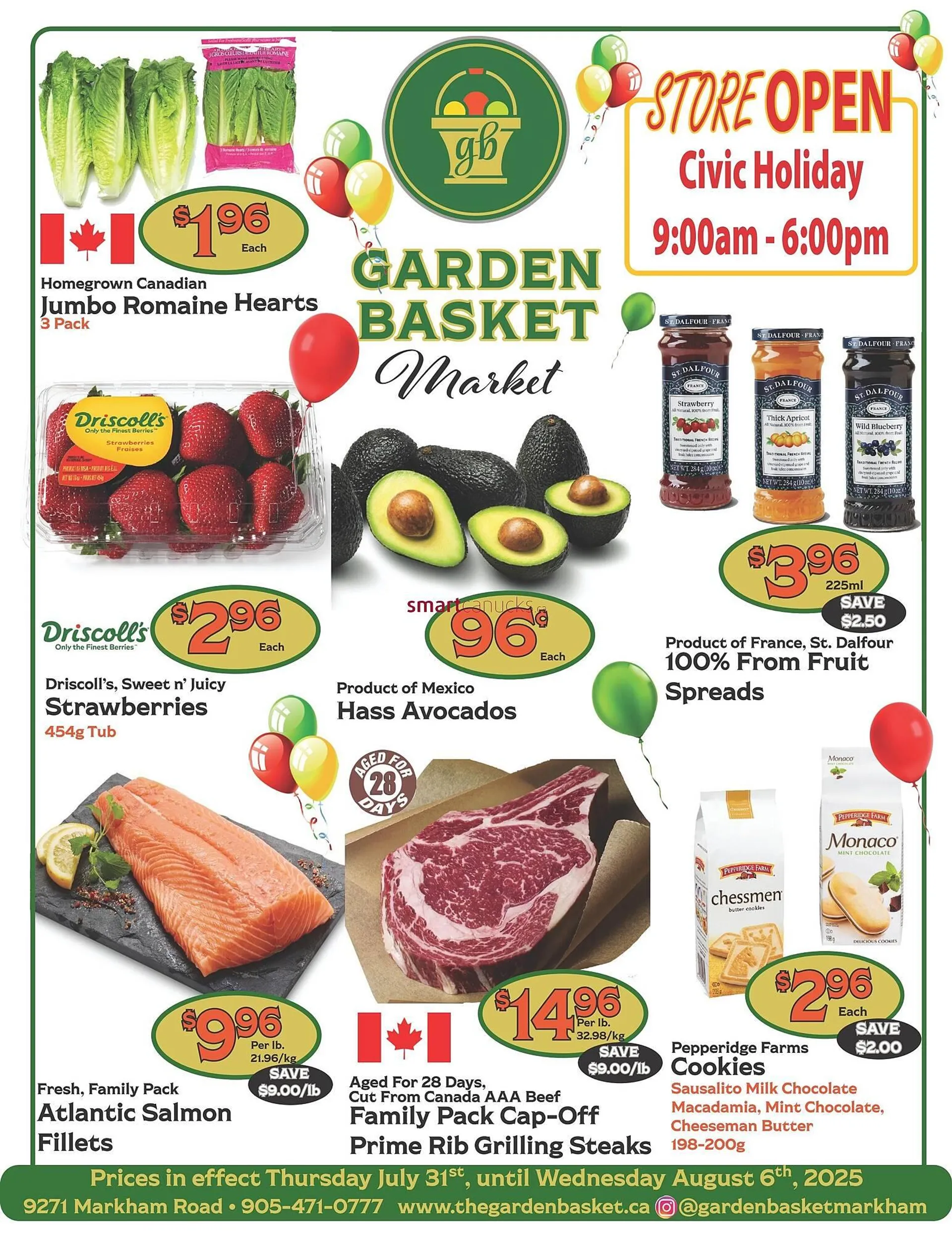 The Garden Basket flyer from July 31 to August 6 2025 - flyer page 1