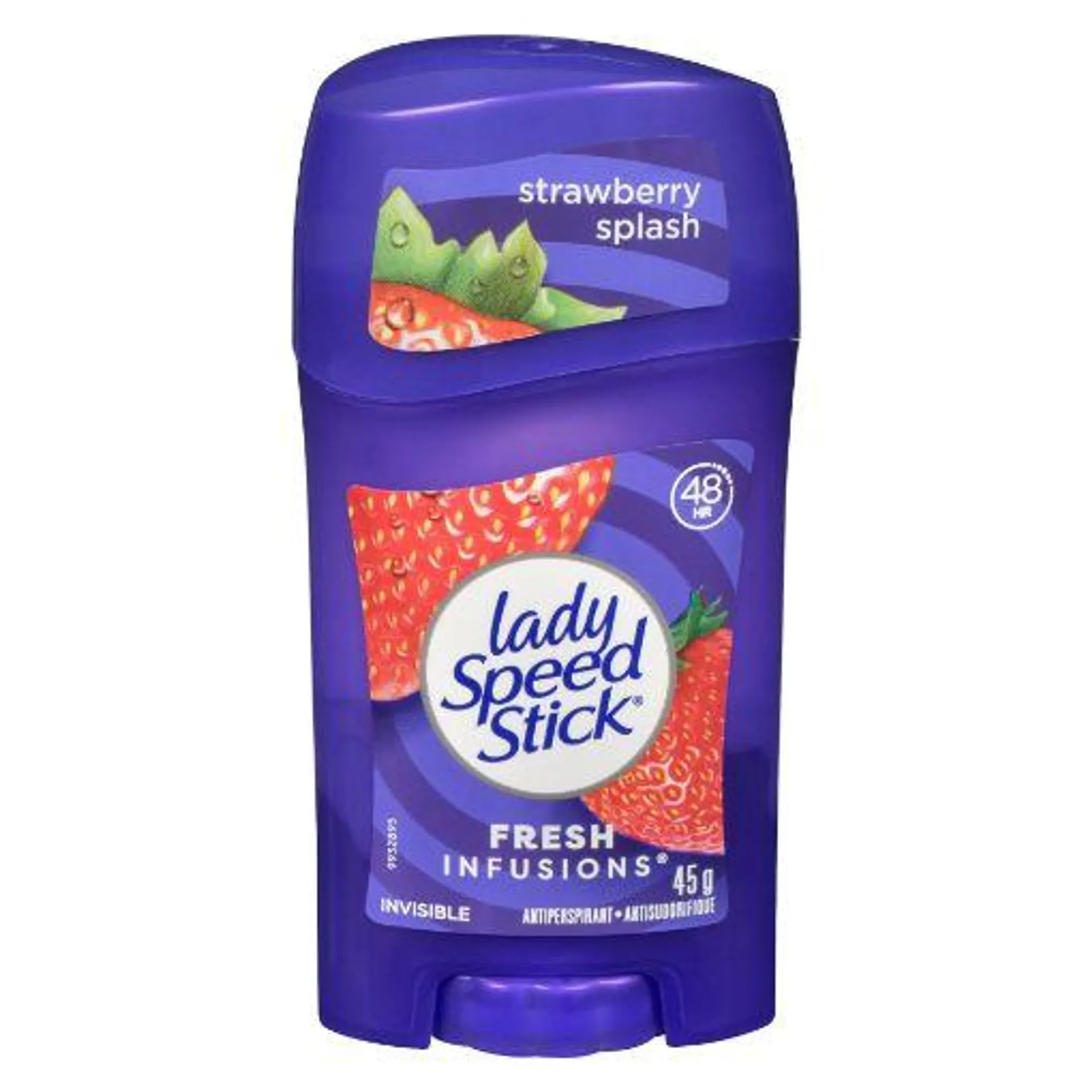 LADY SPEED STICK INVISIBLE ANTIPERSPIRANT - STRAWBERRY SPLASH SOLID 45GR