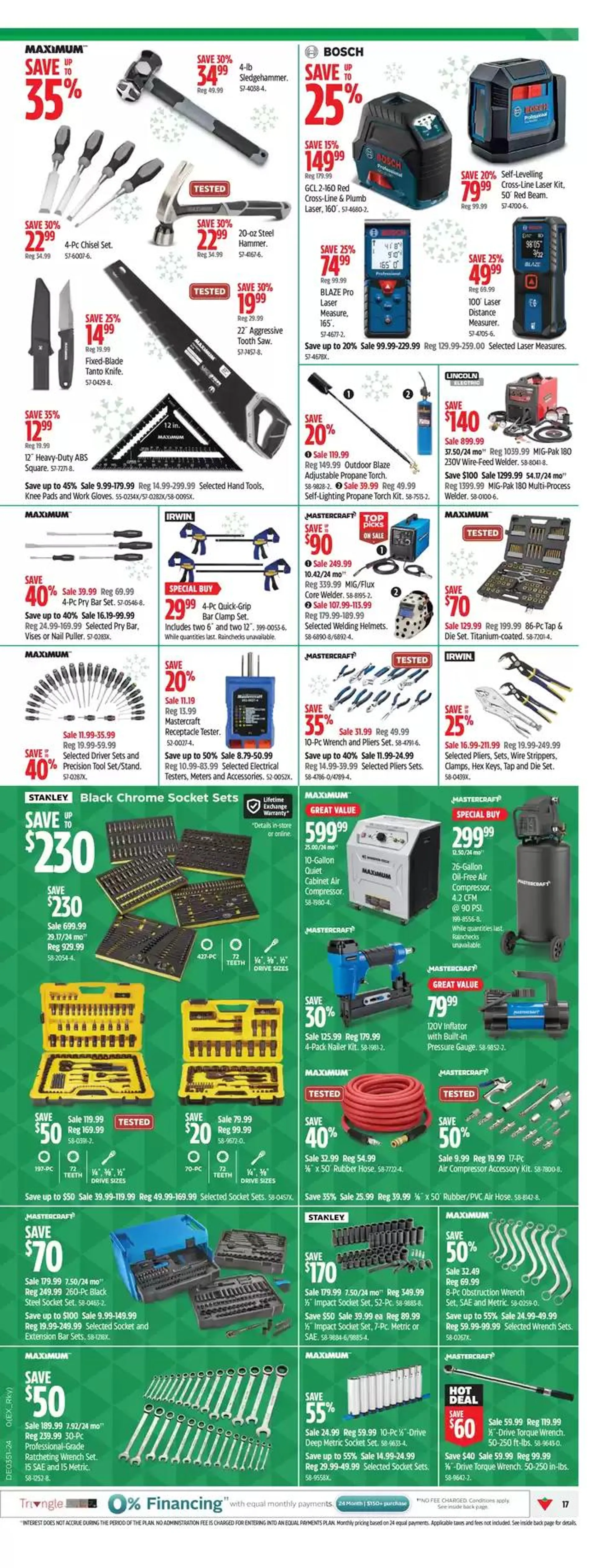 Canadian Tire weekly flyer from December 12 to December 22 2024 - flyer page 17