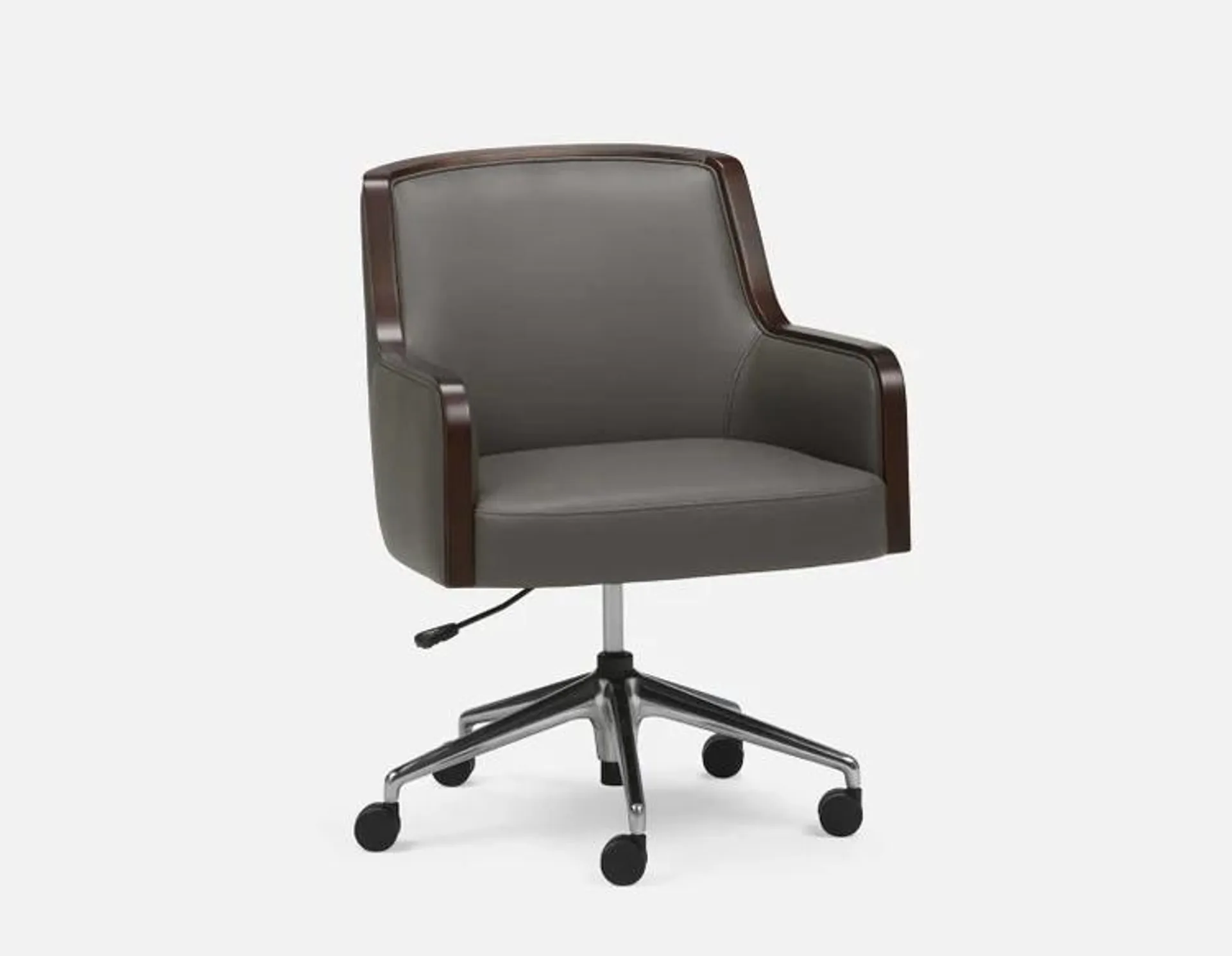 AUSTIN curved wood office chair