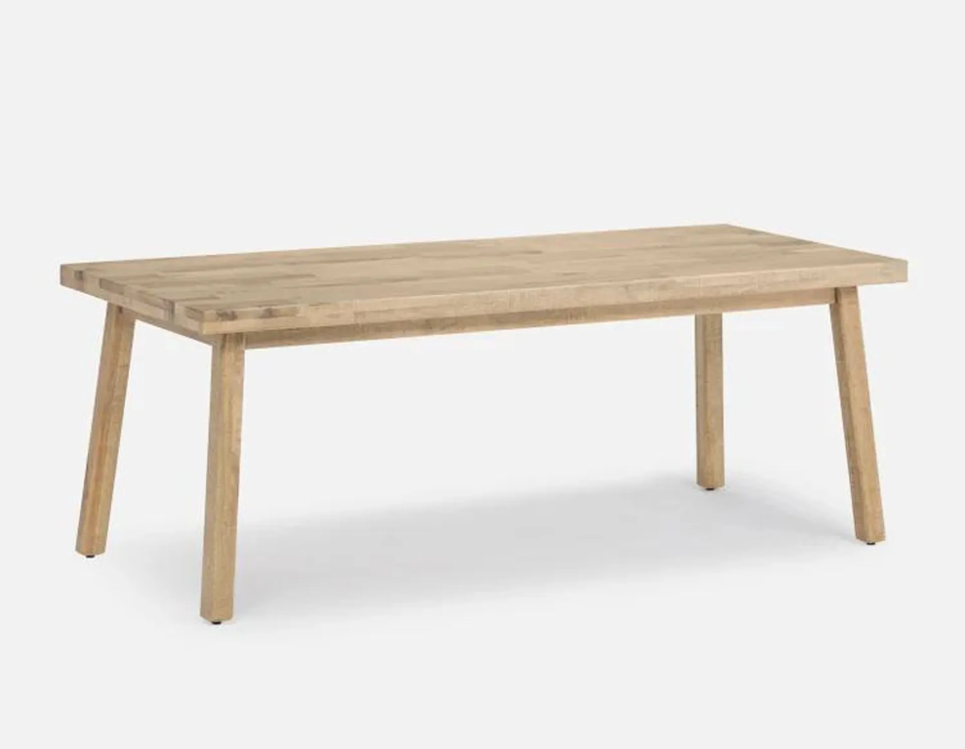 THESSALIA distressed solid mango wood dining table 200 cm