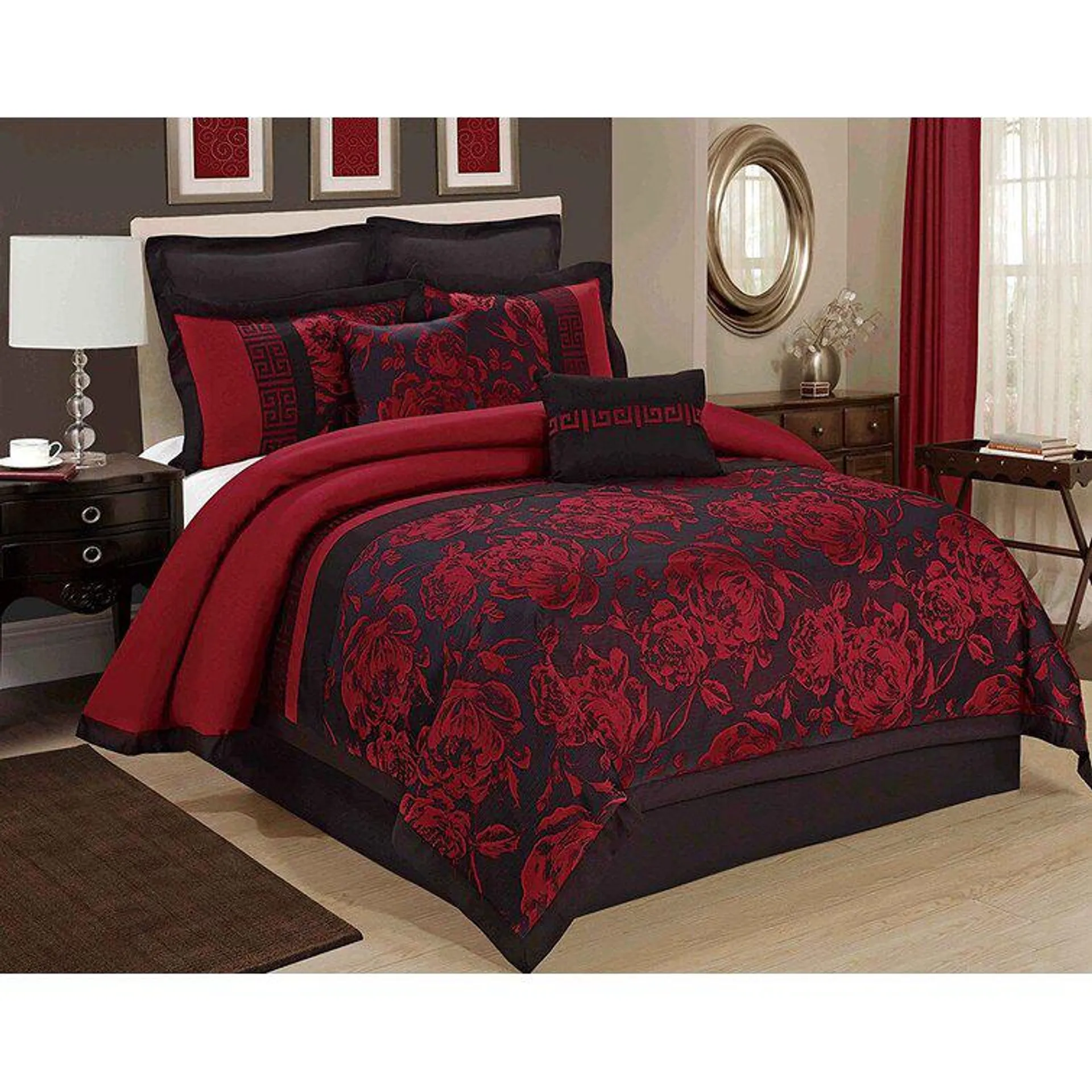 Campo Microfiber 8 Piece Comforter Set