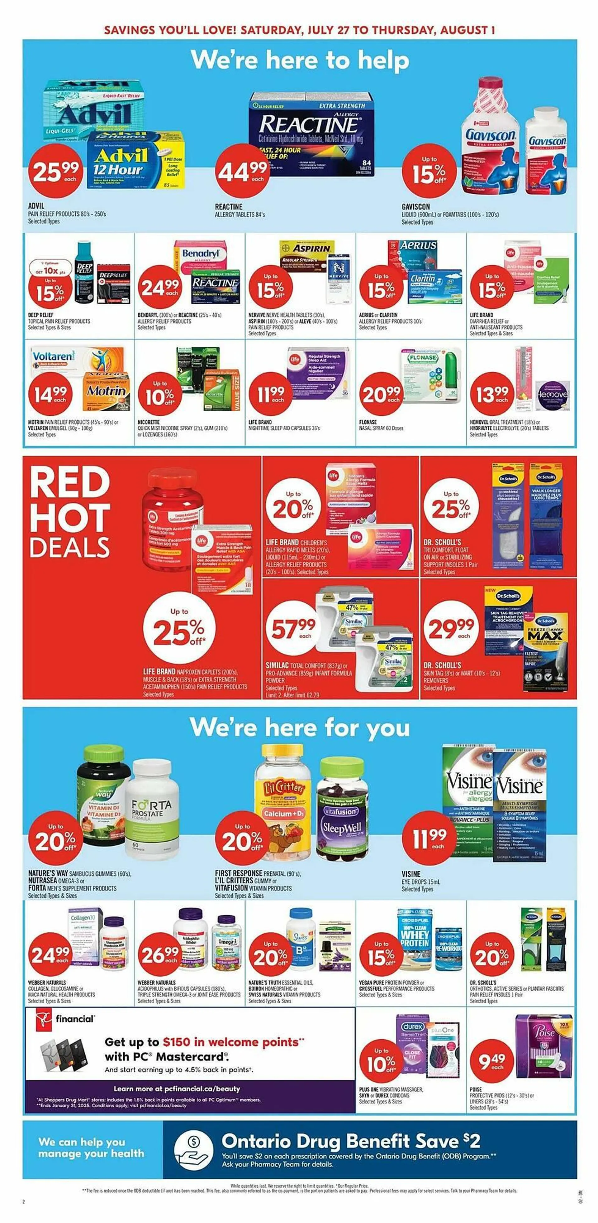 Shoppers Drug Mart flyer from July 27 to August 2 2024 - flyer page 6