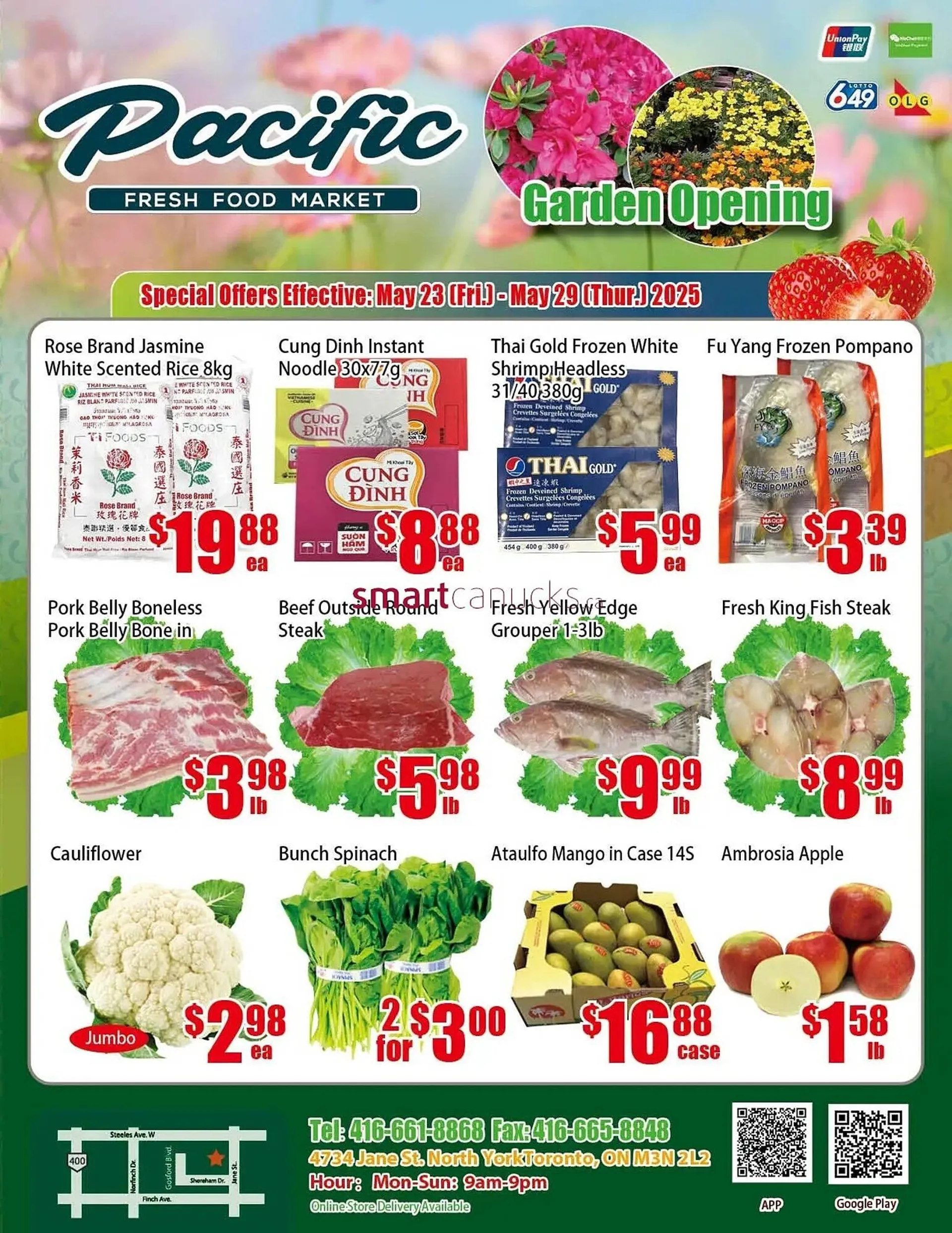 New Pacific Supermarket flyer from May 23 to May 29 2025 - flyer page 1