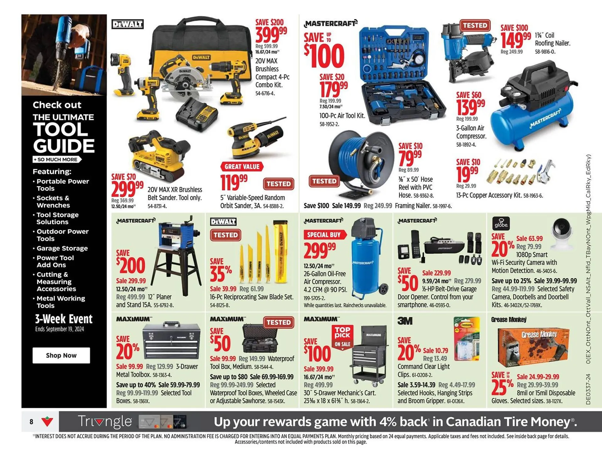 Canadian Tire flyer from September 5 to September 12 2024 - flyer page 8