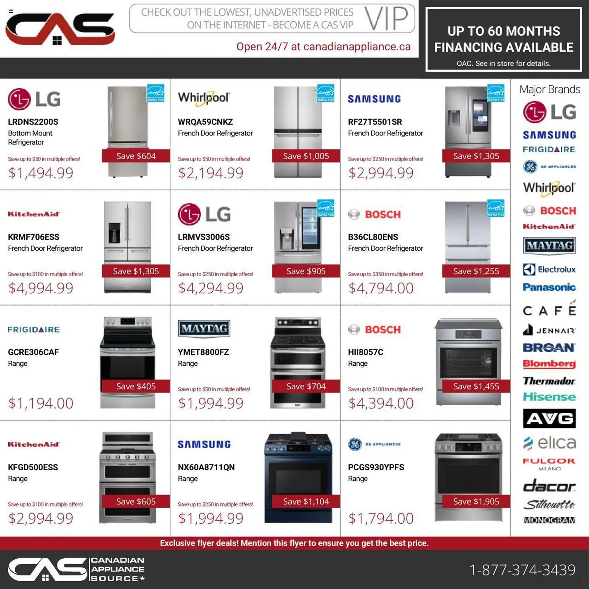 Canadian Appliance Source flyer - 3