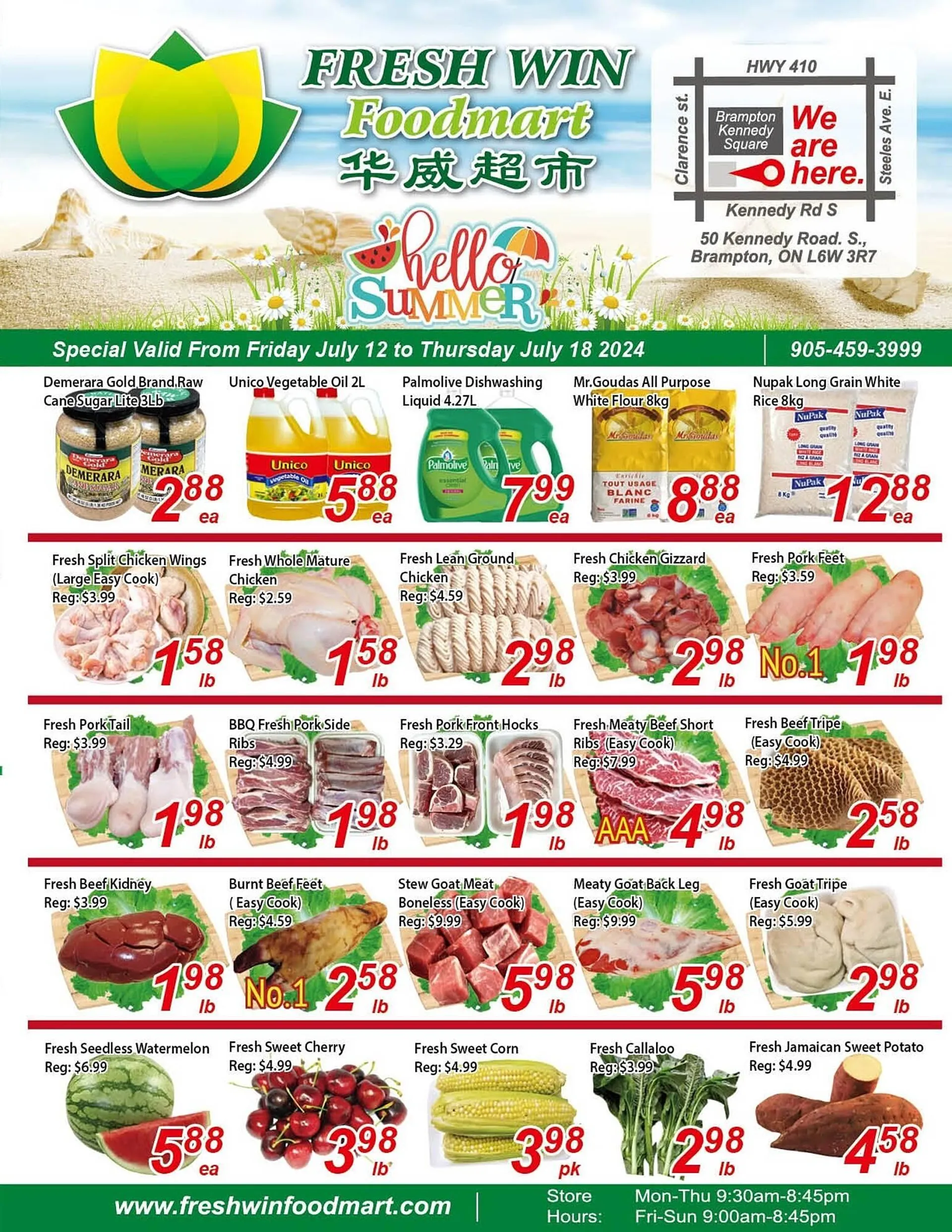 Fresh Win Foodmart flyer - 1