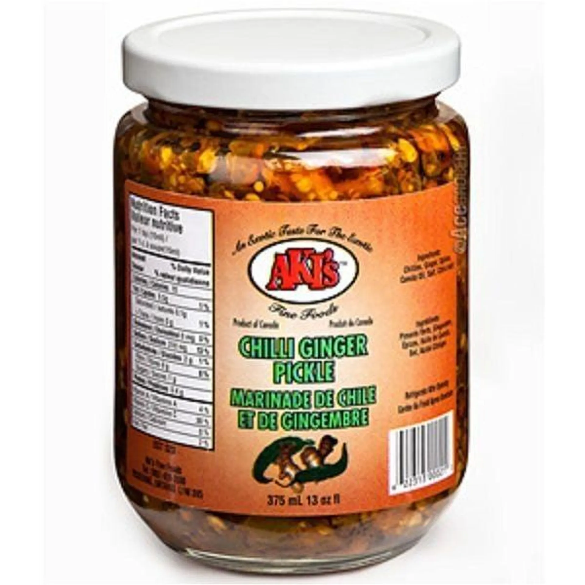 Akis Pickle Chilli Ginger 375ml