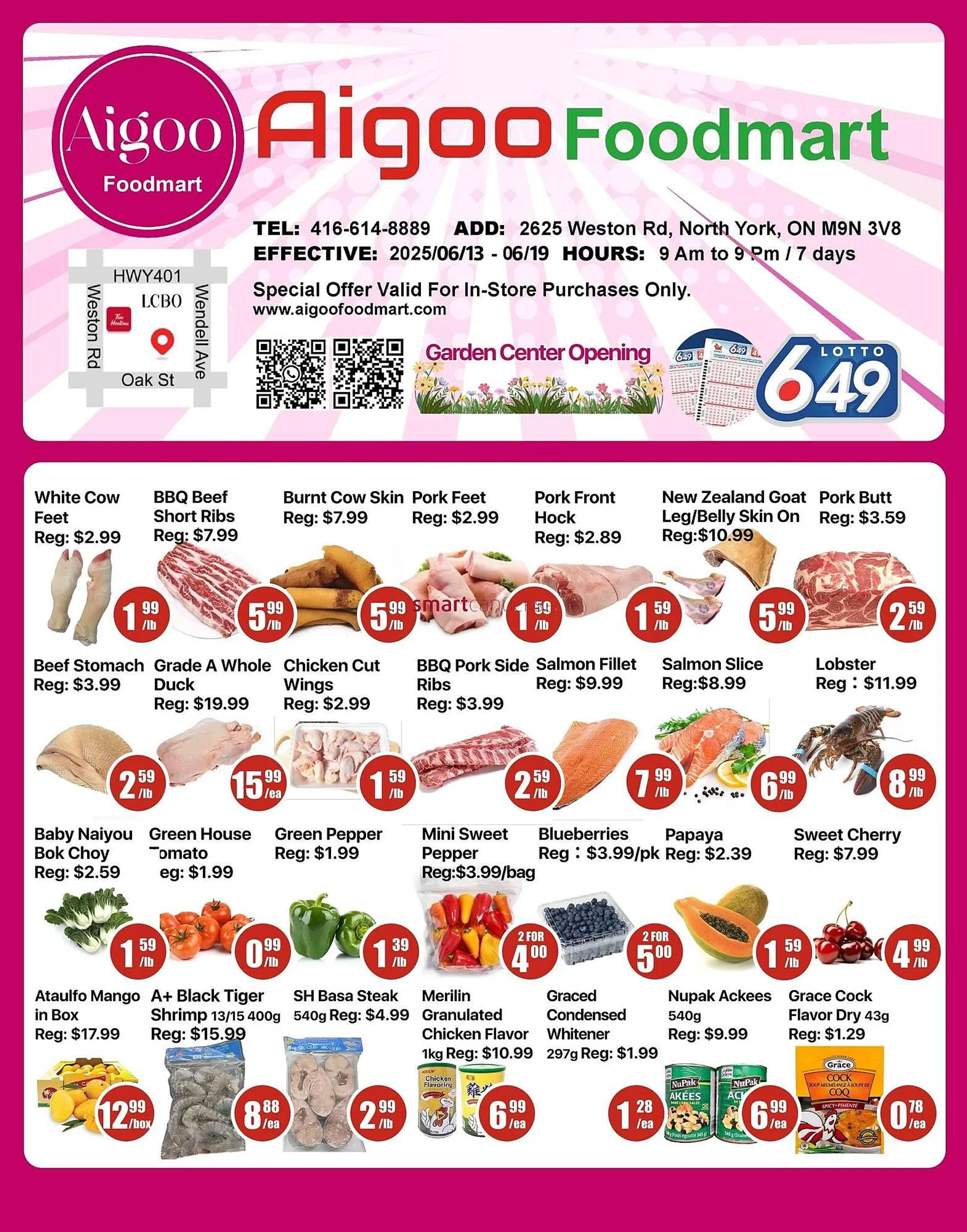 Aigoo Foodmart flyer from June 12 to June 18 2025 - flyer page 1