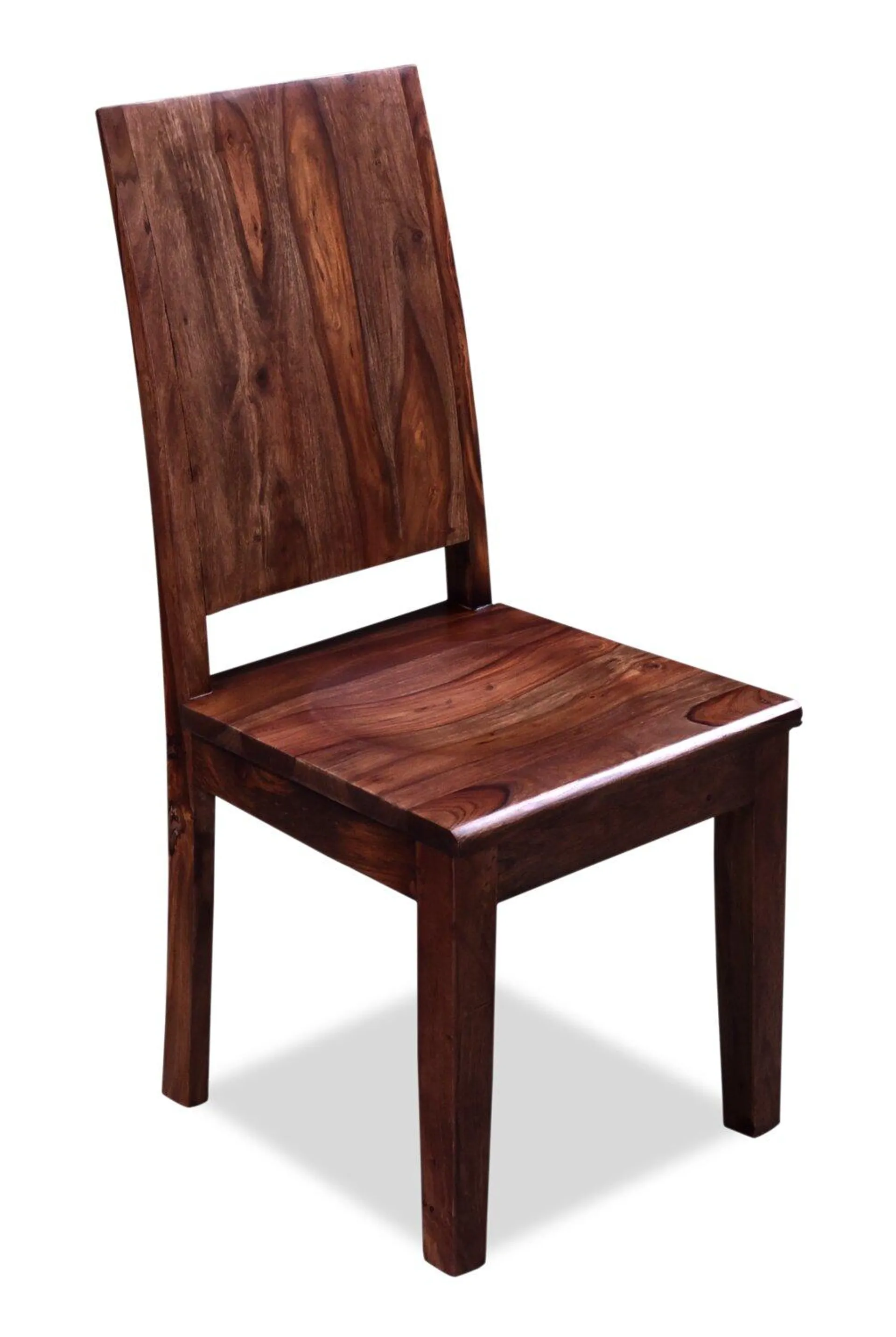 Shilo Dining Chair, Sheesham Wood - Brown