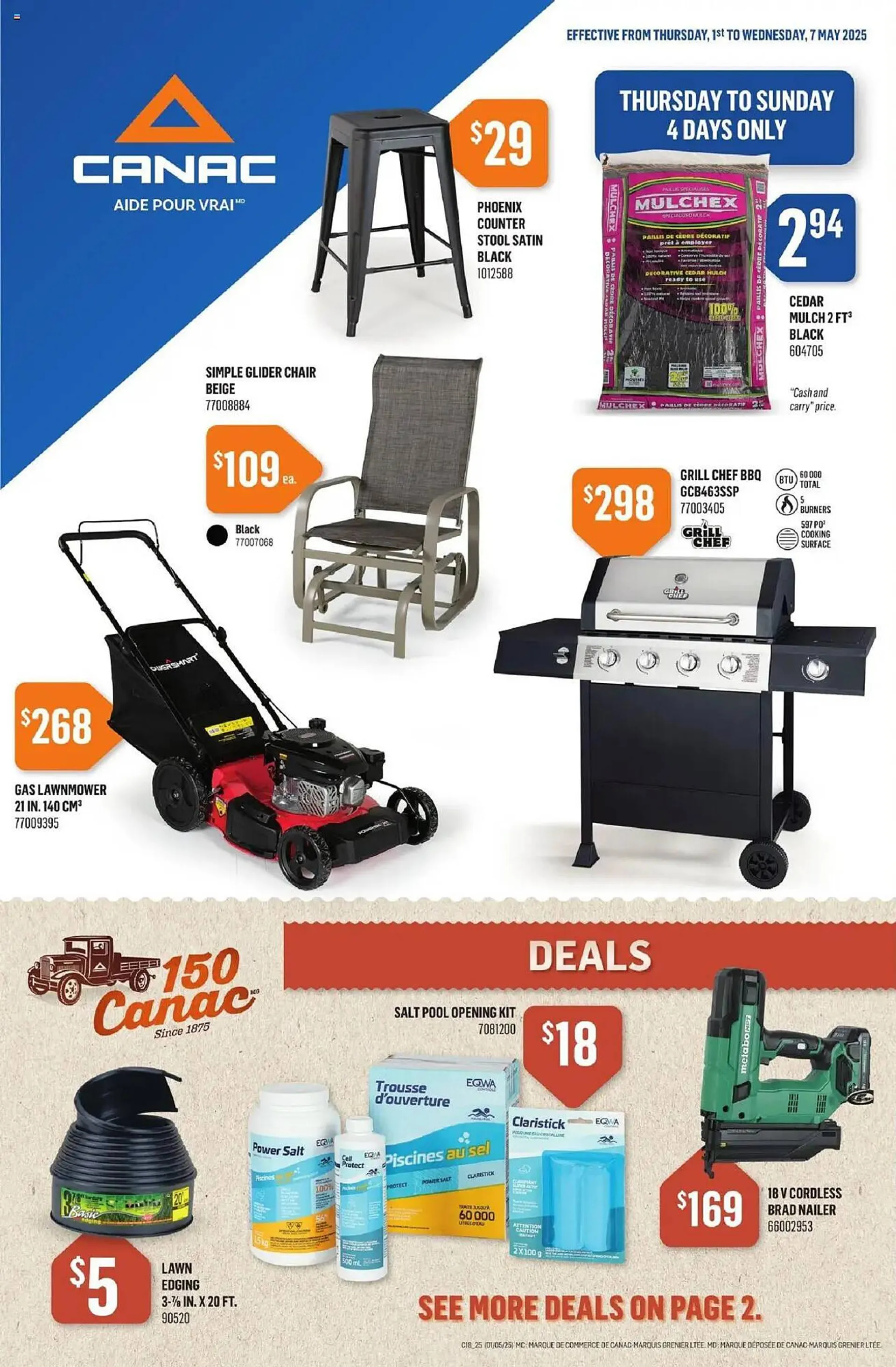 Canac flyer - 1
