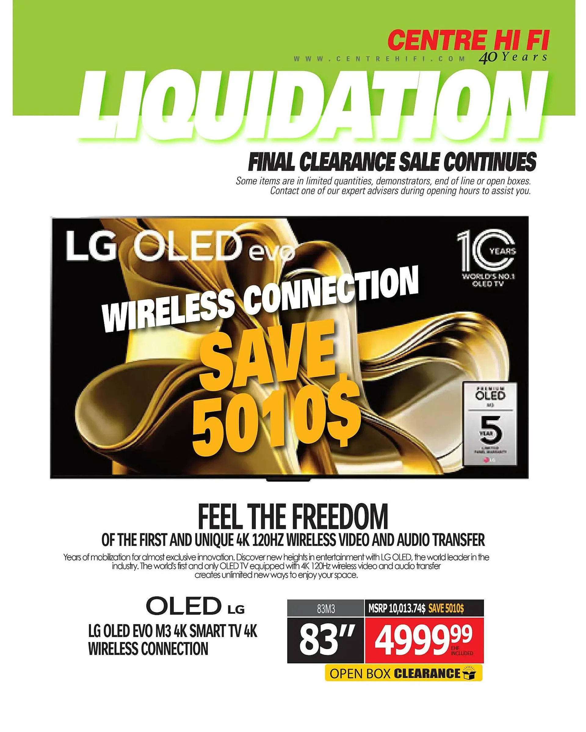 Centre Hi-Fi flyer from July 18 to July 24 2025 - flyer page 66